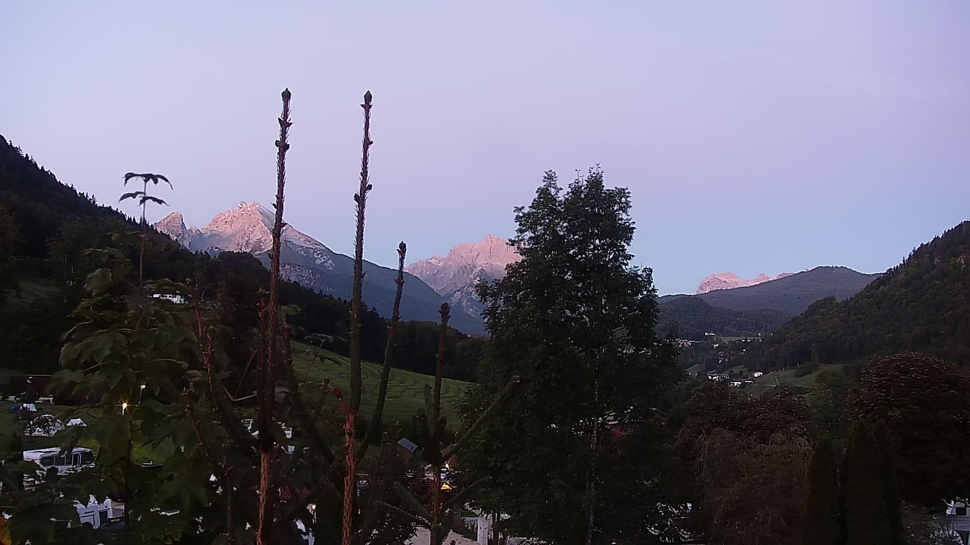 Archiv Foto Webcam Campingplatz Allweglehen bei Berchtesgaden