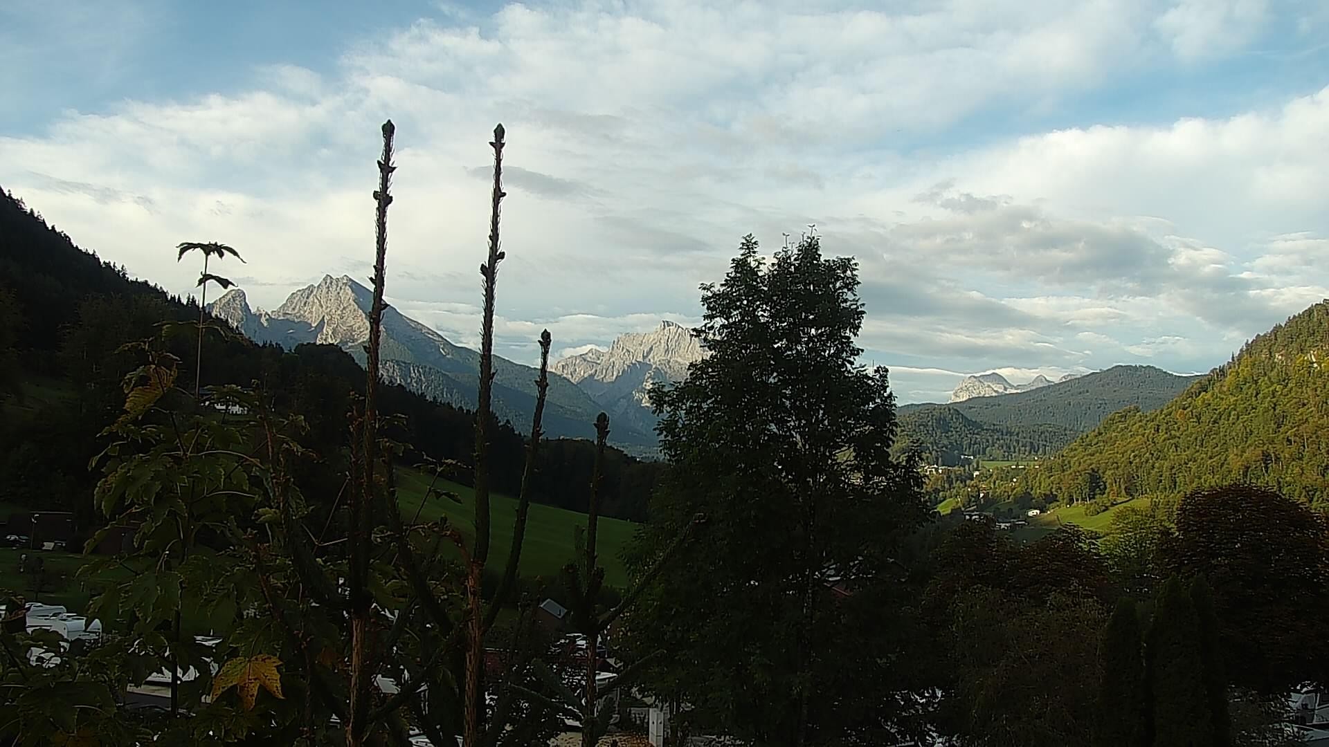 Archived image Webcam Berchtesgaden: Camping Site Allweglehen