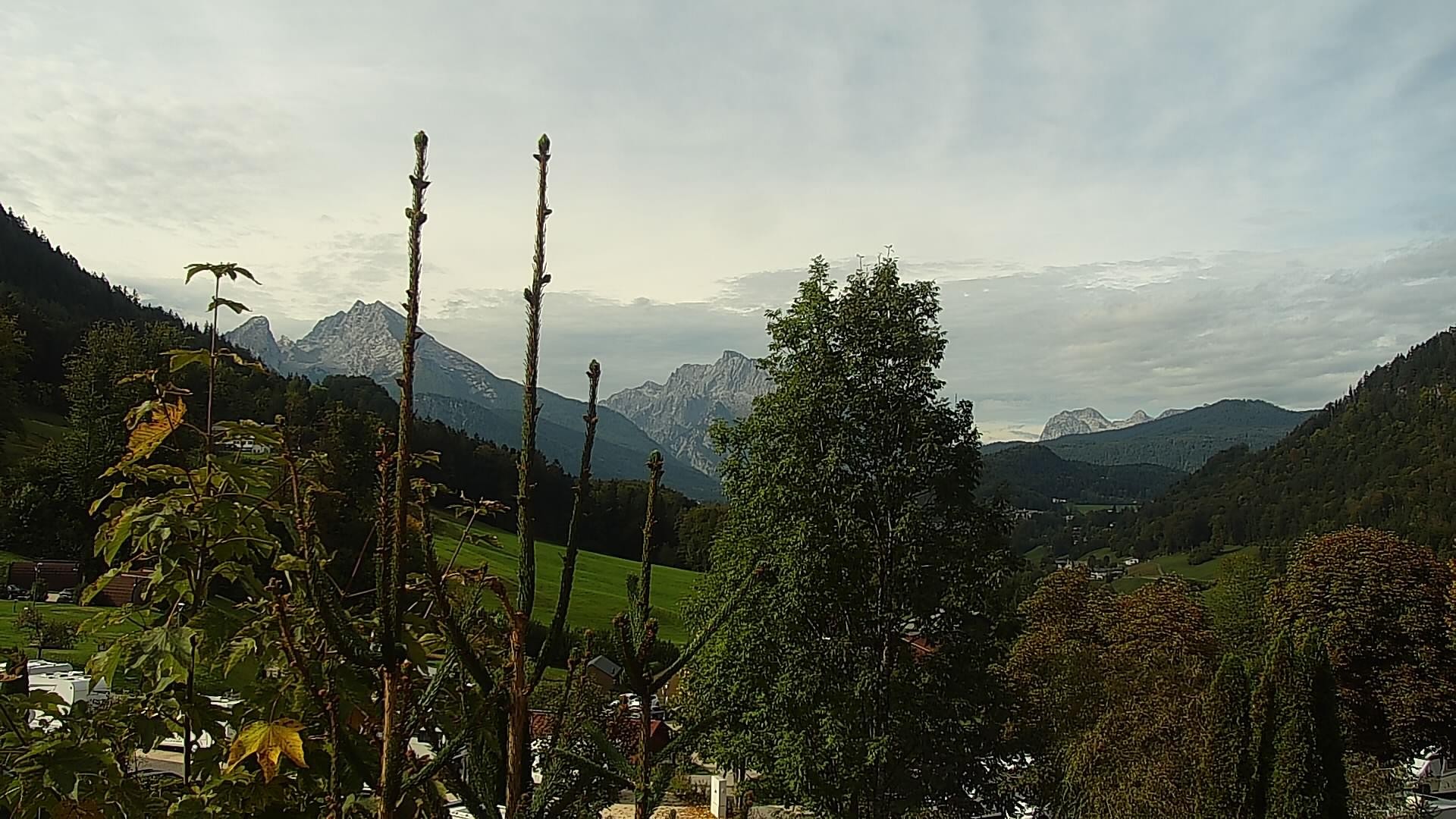 Archived image Webcam Berchtesgaden: Camping Site Allweglehen
