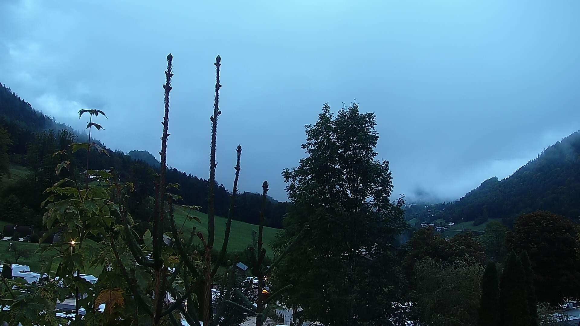Archived image Webcam Berchtesgaden: Camping Site Allweglehen