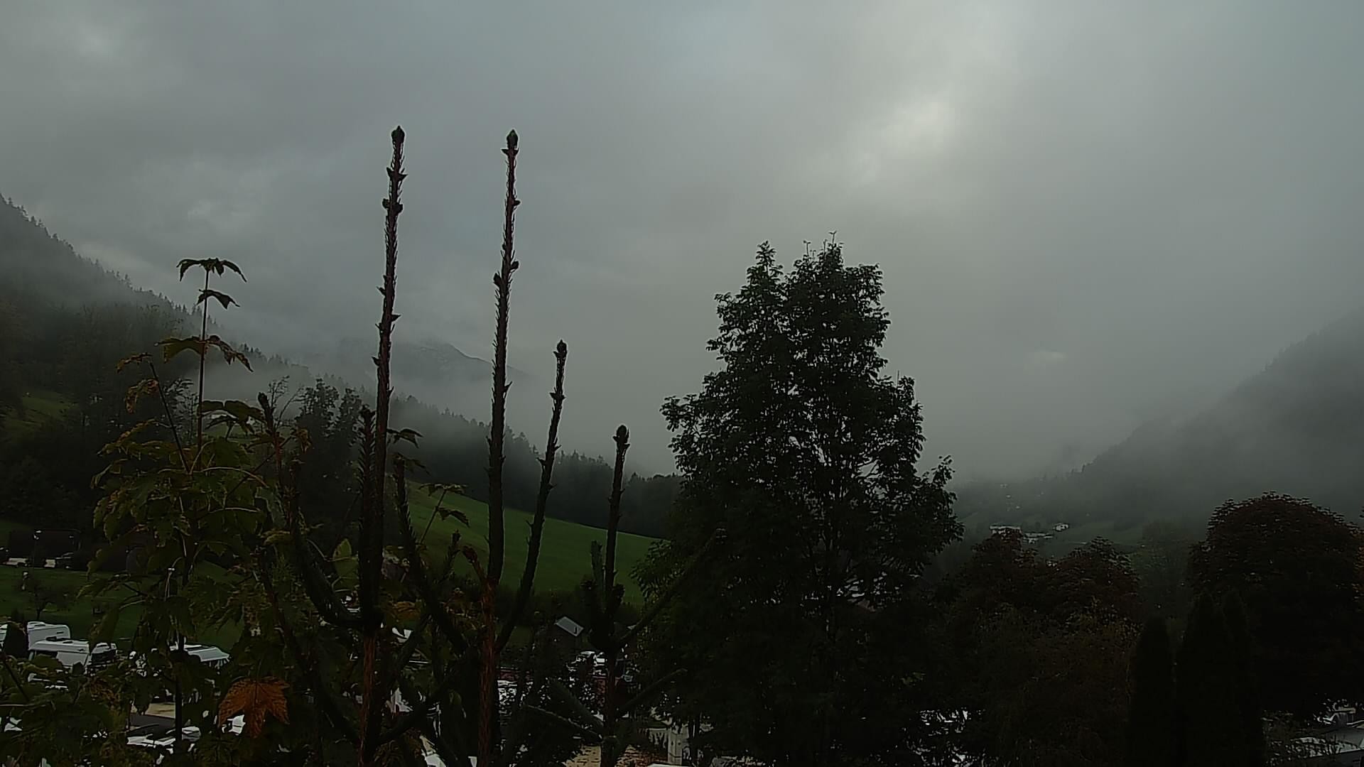 Archived image Webcam Berchtesgaden: Camping Site Allweglehen