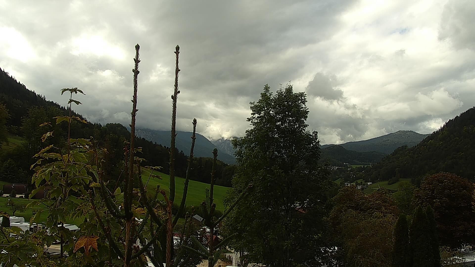 Archived image Webcam Berchtesgaden: Camping Site Allweglehen