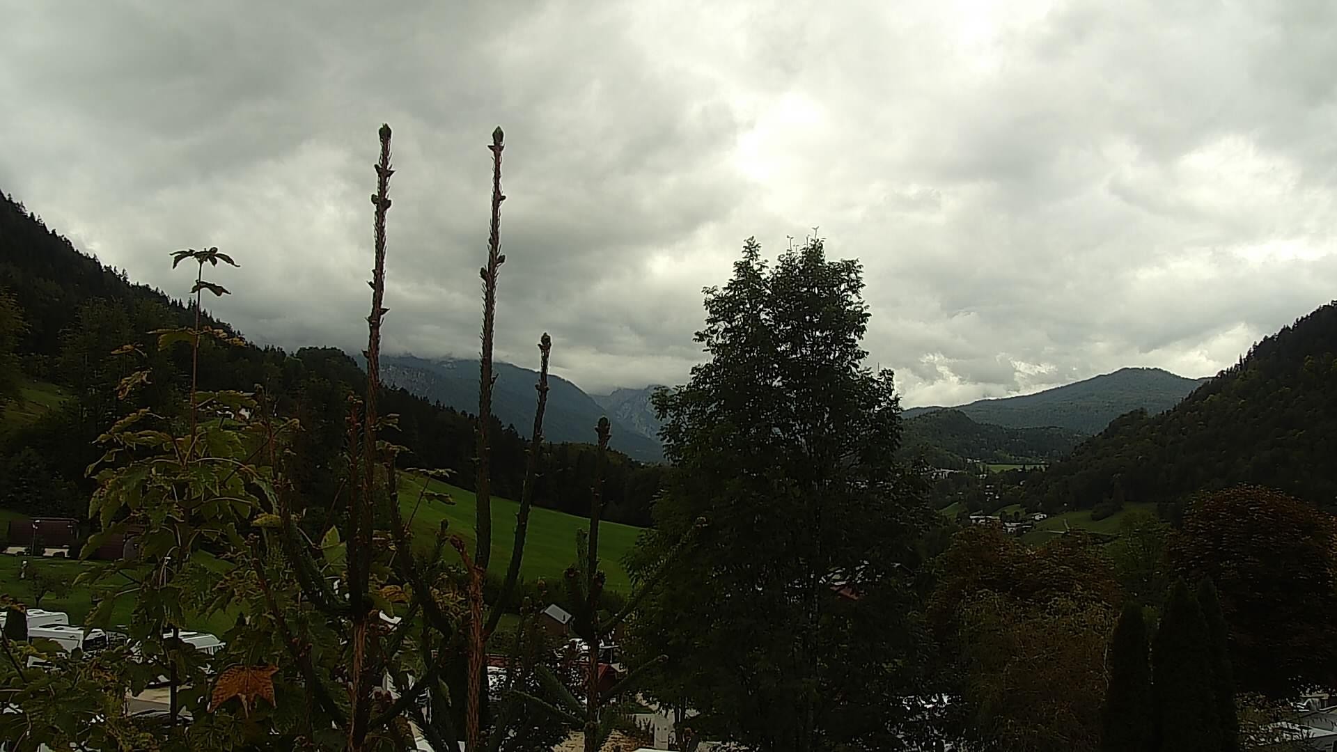 Archived image Webcam Berchtesgaden: Camping Site Allweglehen