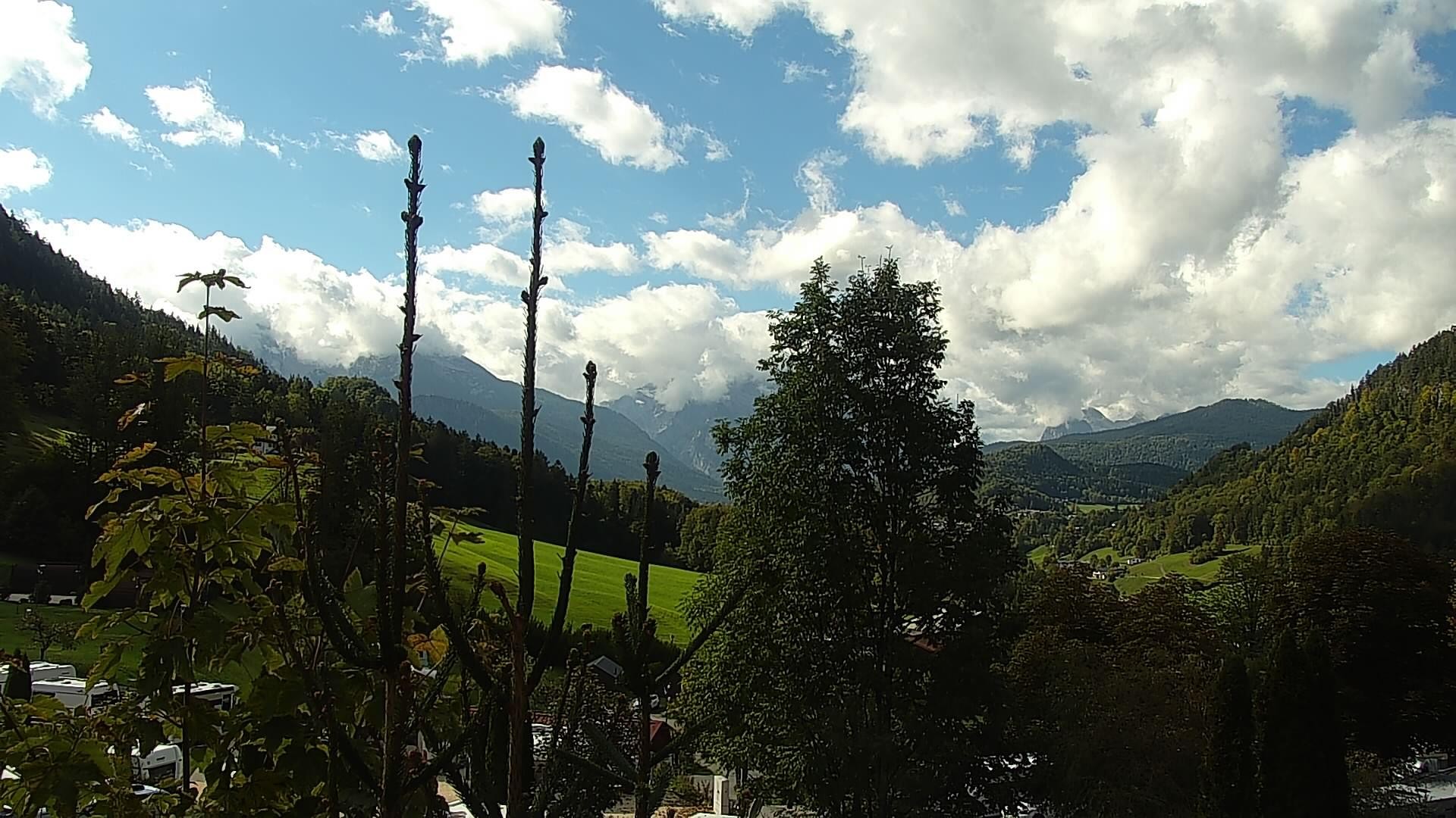 Archived image Webcam Berchtesgaden: Camping Site Allweglehen