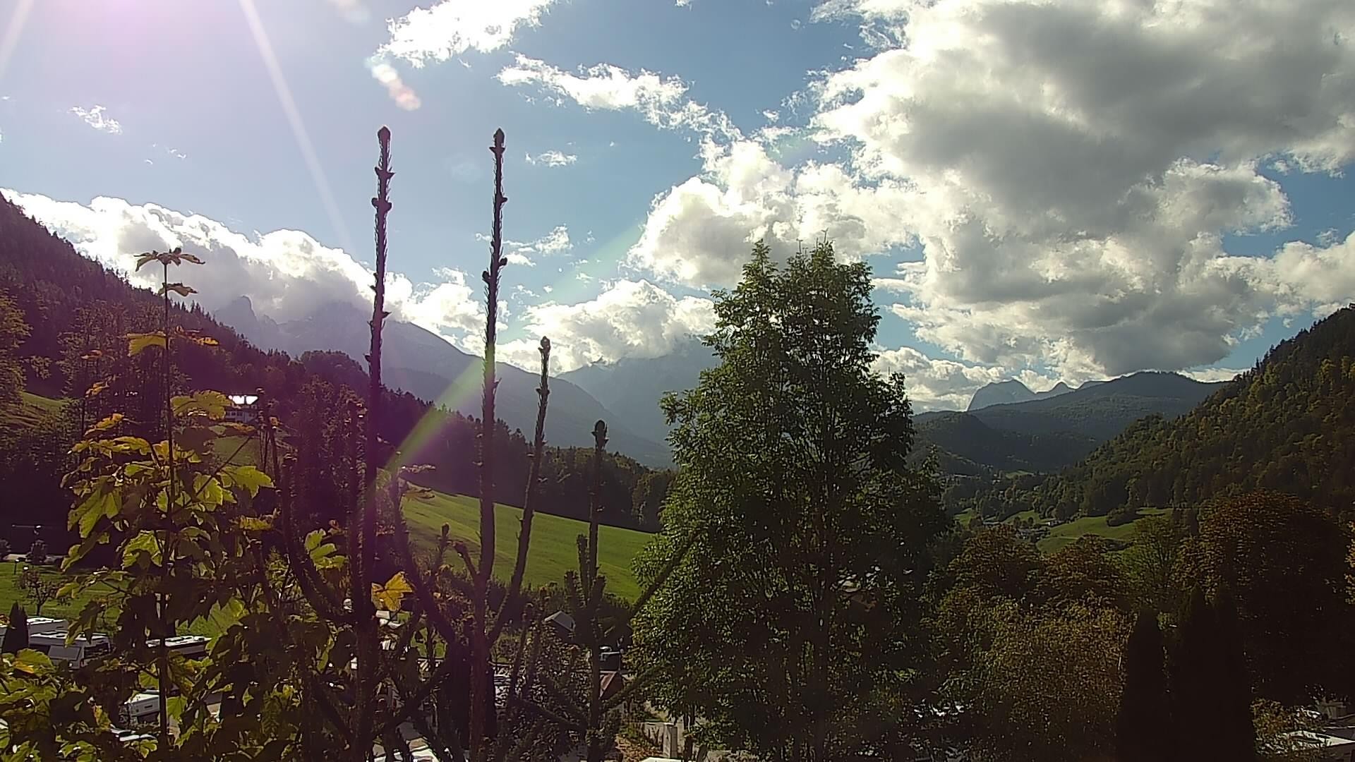 Archived image Webcam Berchtesgaden: Camping Site Allweglehen