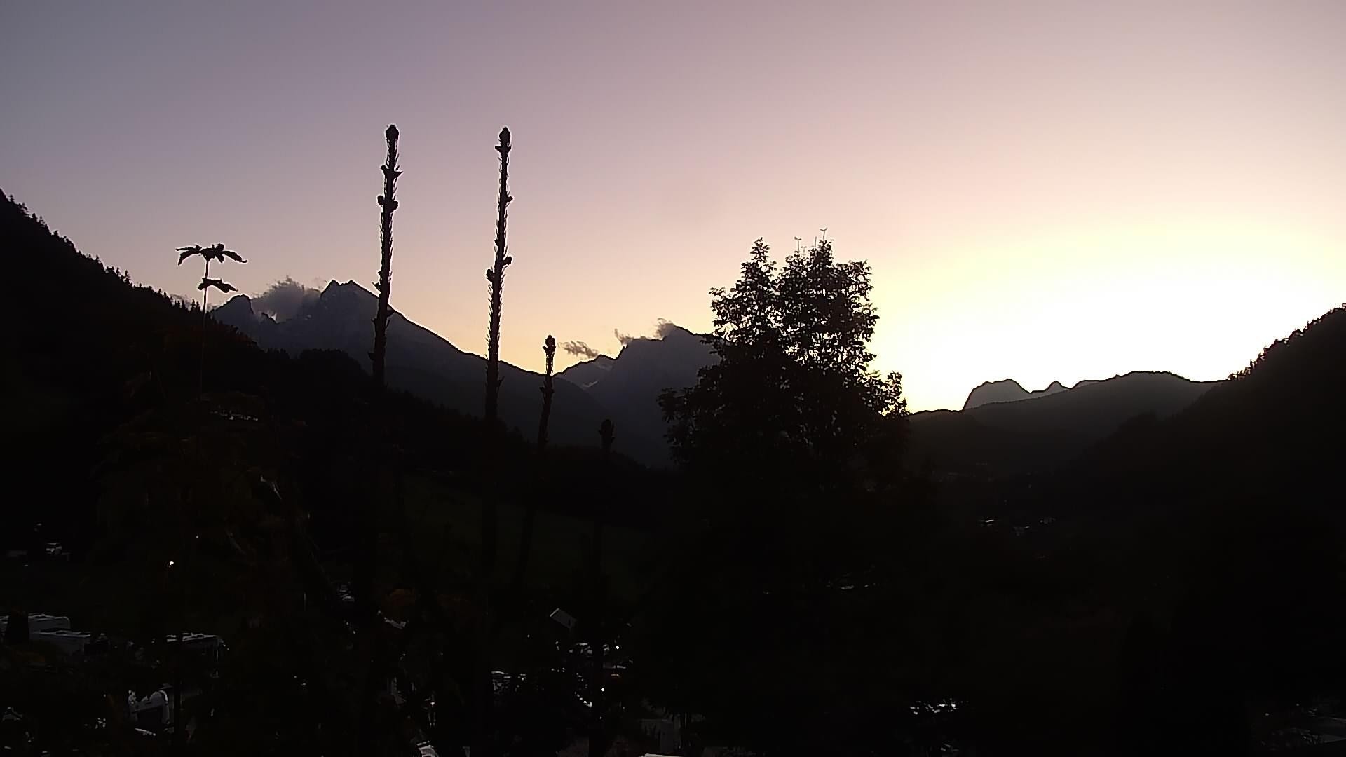 Archived image Webcam Berchtesgaden: Camping Site Allweglehen
