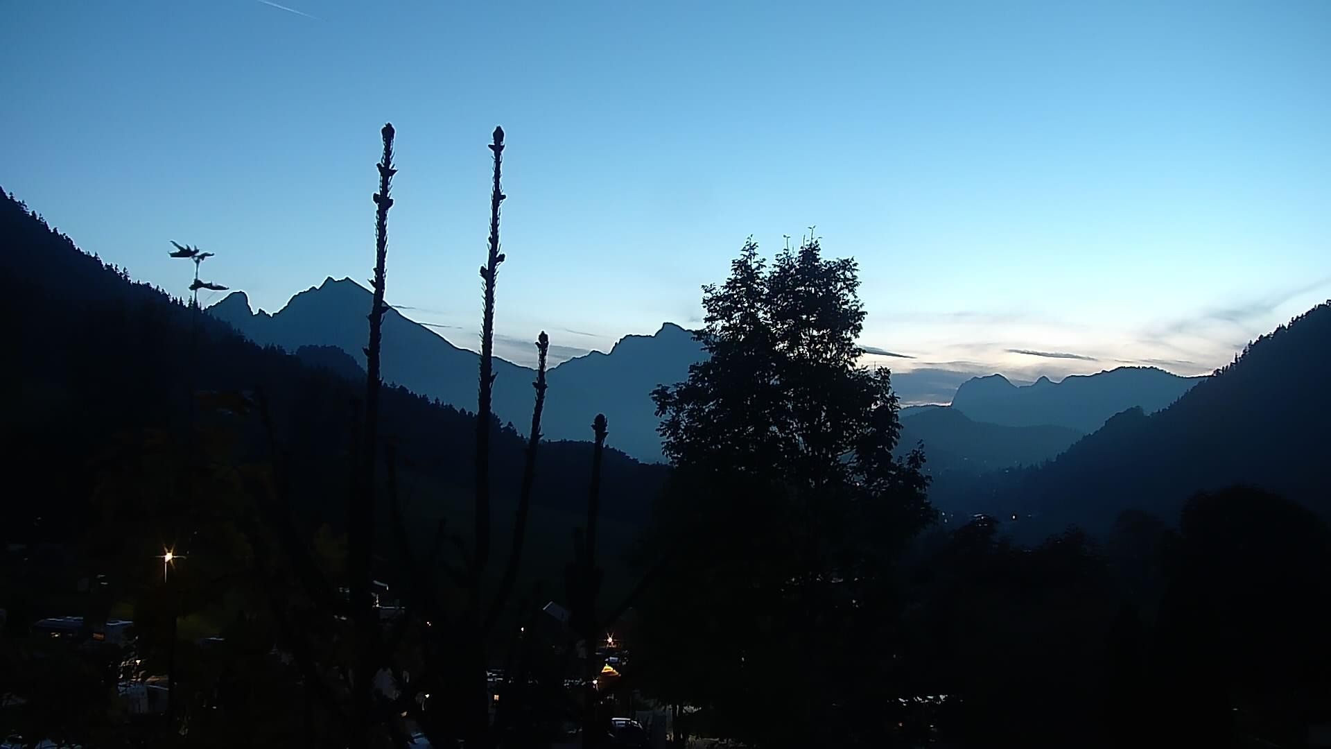 Archived image Webcam Berchtesgaden: Camping Site Allweglehen