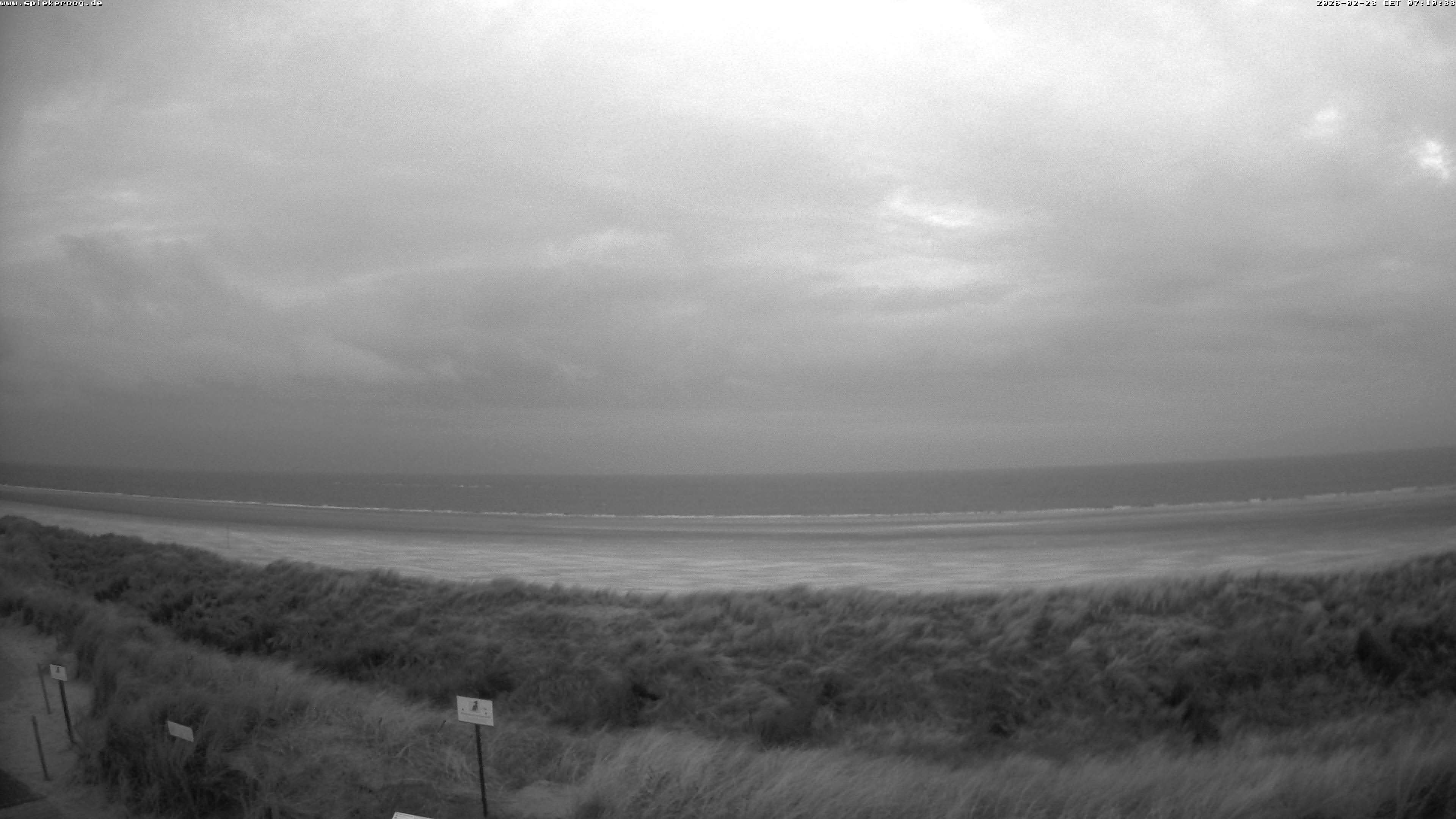 Archiv Foto Webcam Spiekeroog: Badestrand