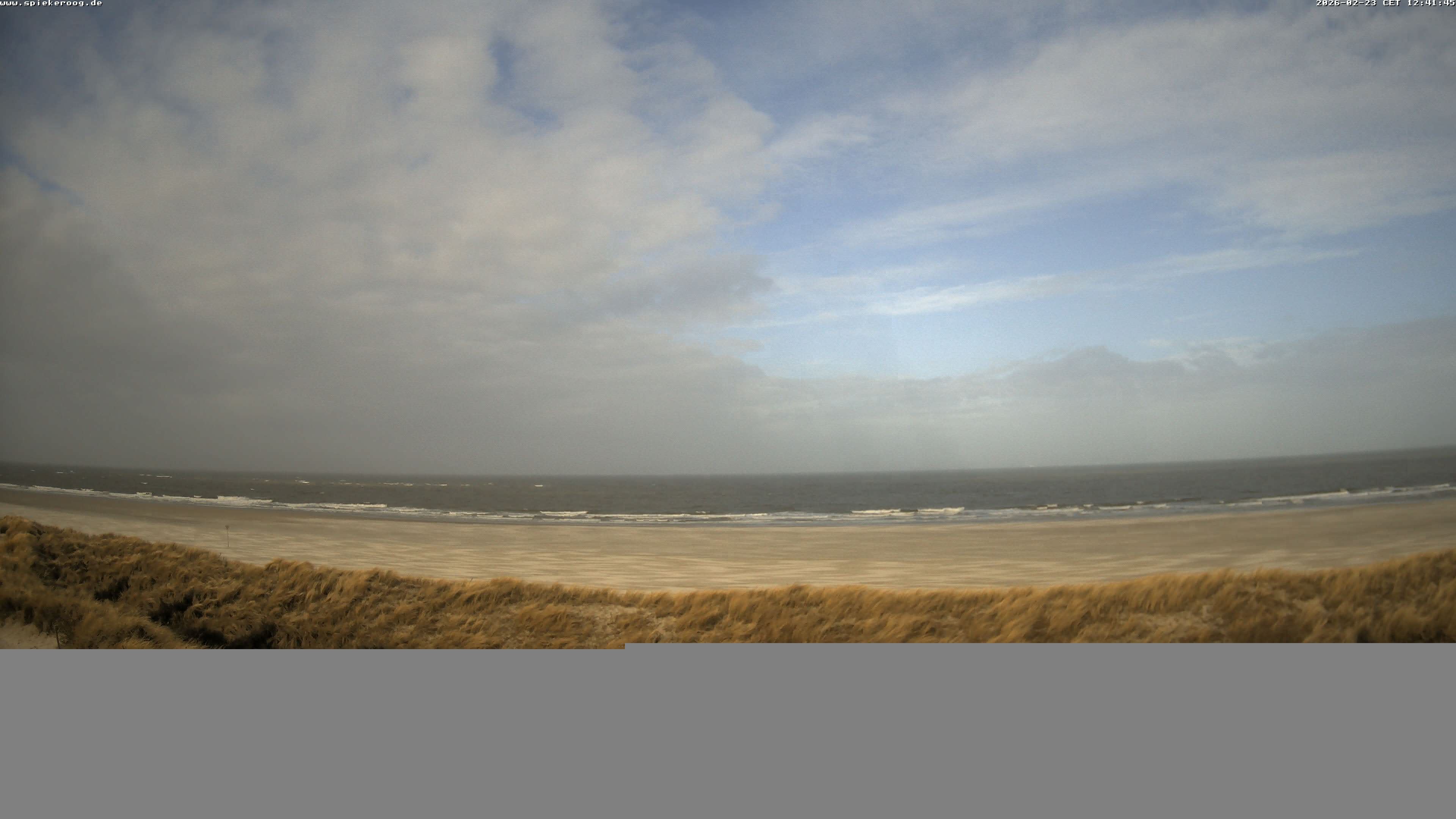 Archiv Foto Webcam Spiekeroog: Badestrand