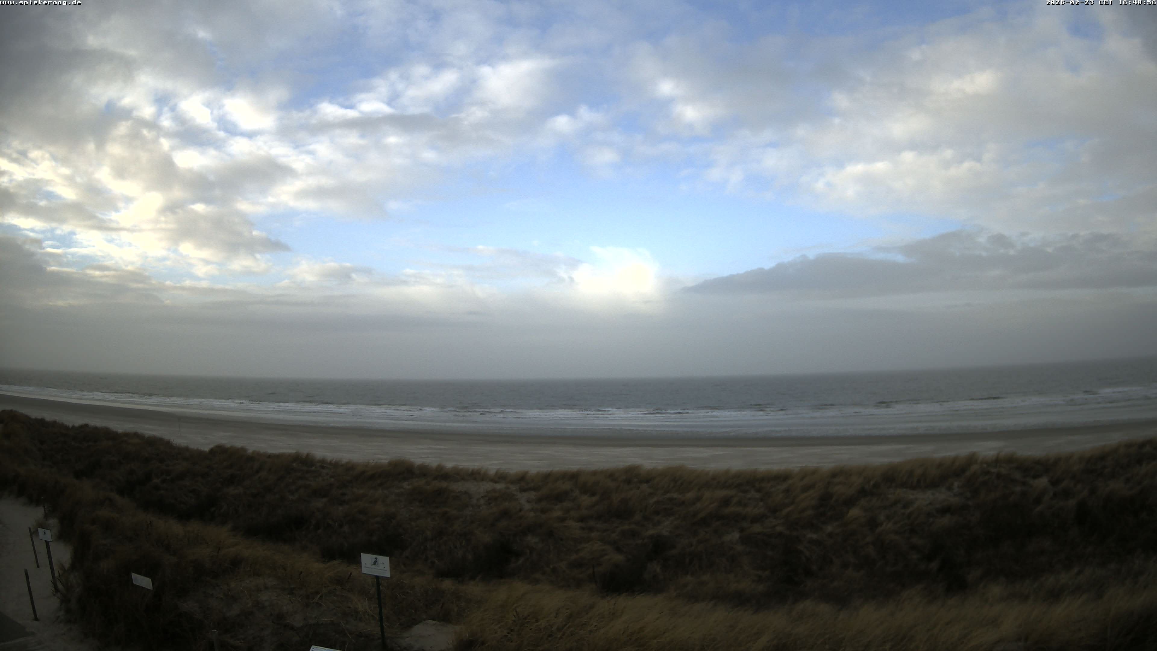 Archiv Foto Webcam Spiekeroog: Badestrand