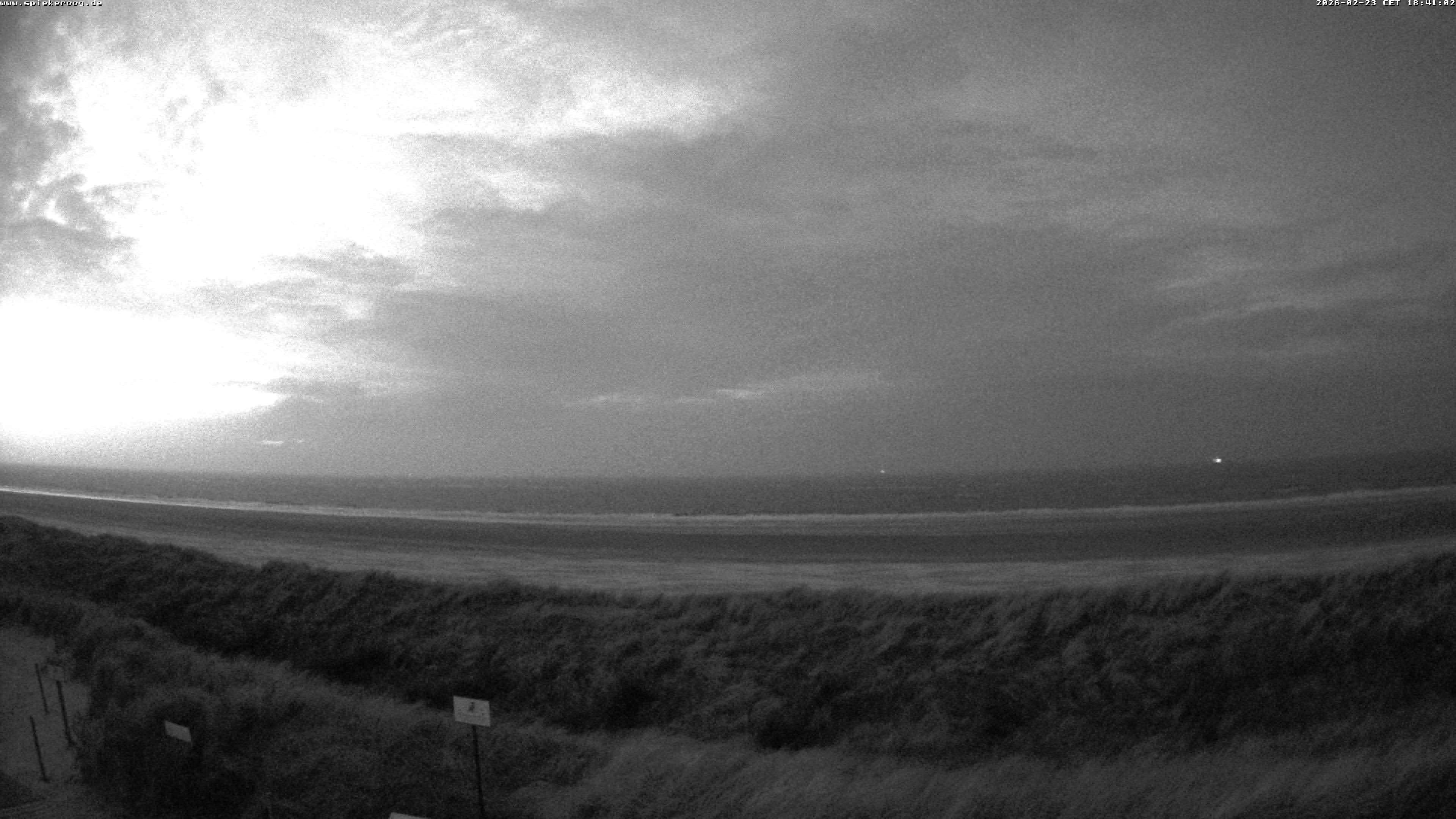 Archiv Foto Webcam Spiekeroog: Badestrand