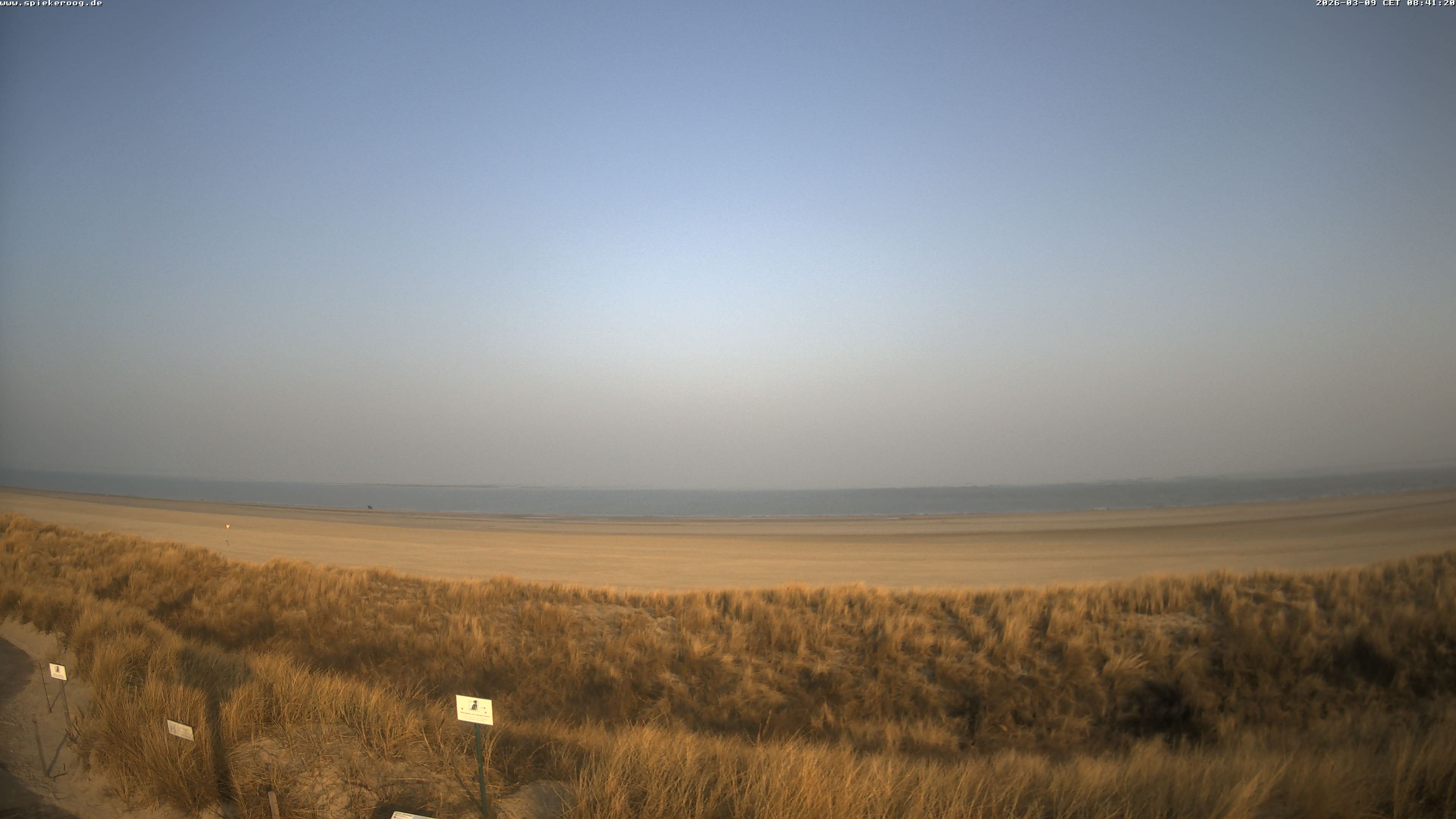 Archiv Foto Webcam Spiekeroog: Badestrand