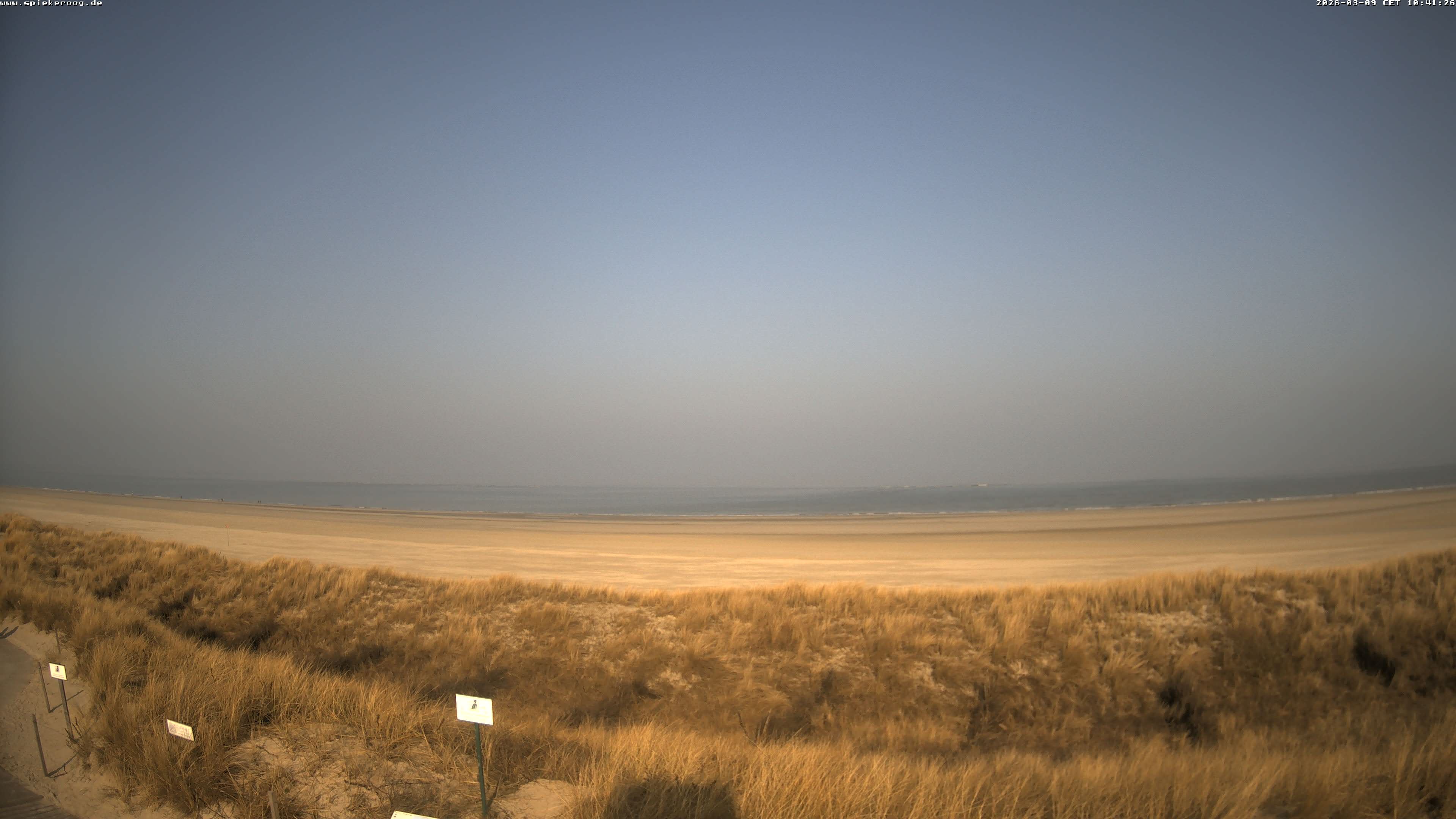 Archiv Foto Webcam Spiekeroog: Badestrand