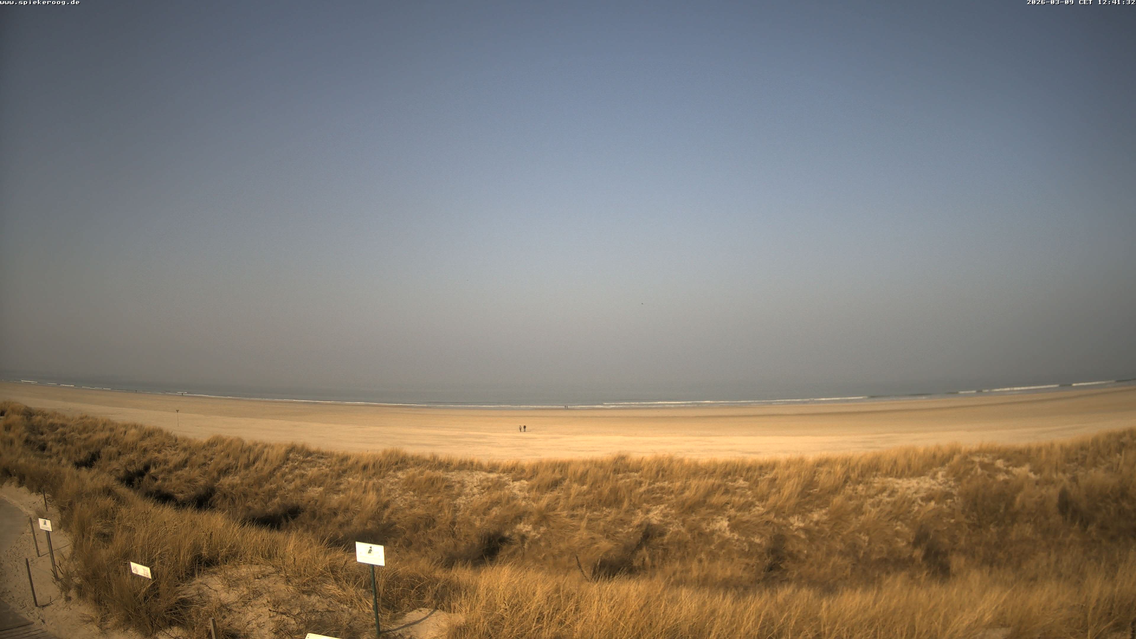 Archiv Foto Webcam Spiekeroog: Badestrand