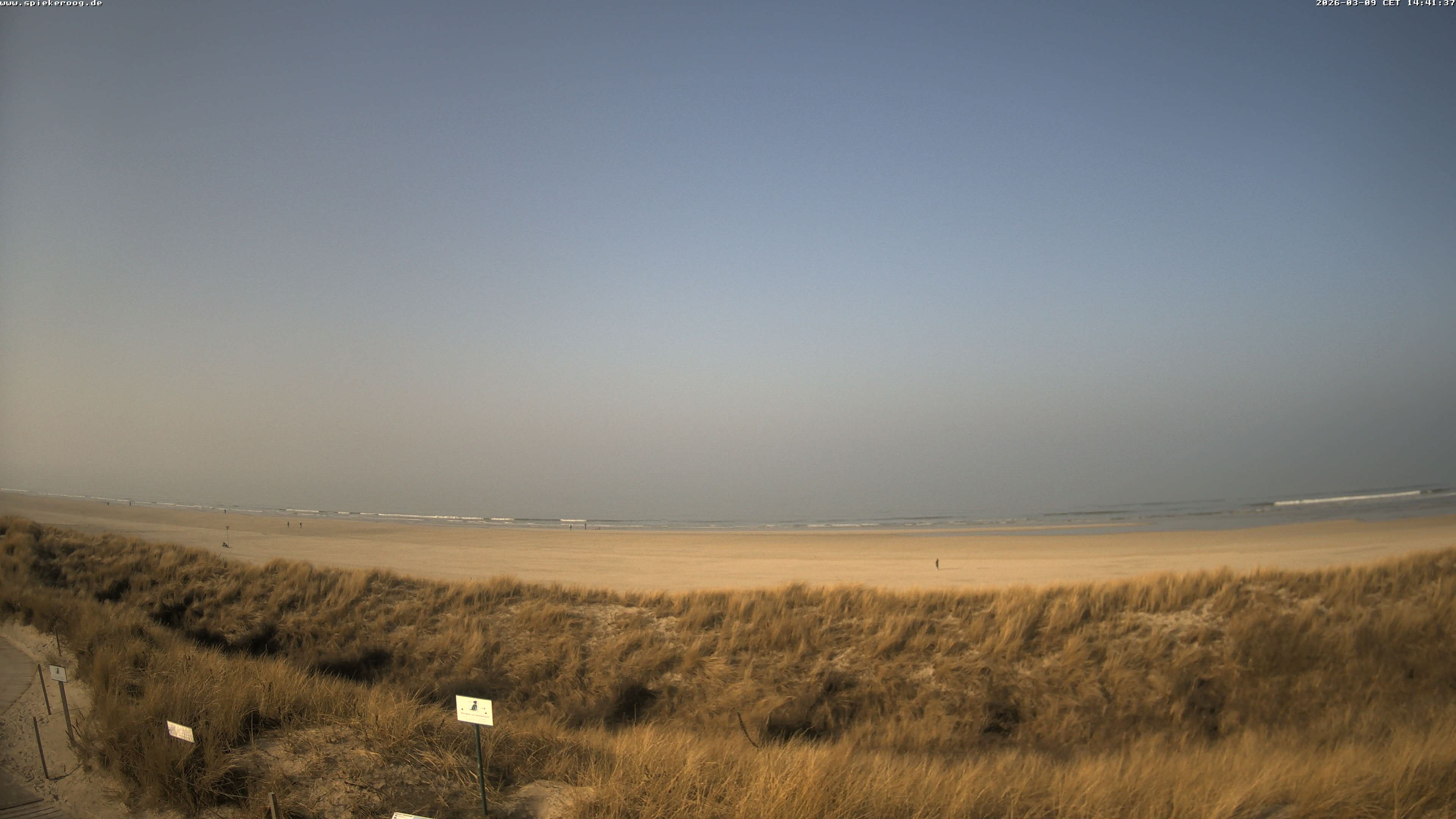 Archiv Foto Webcam Spiekeroog: Badestrand