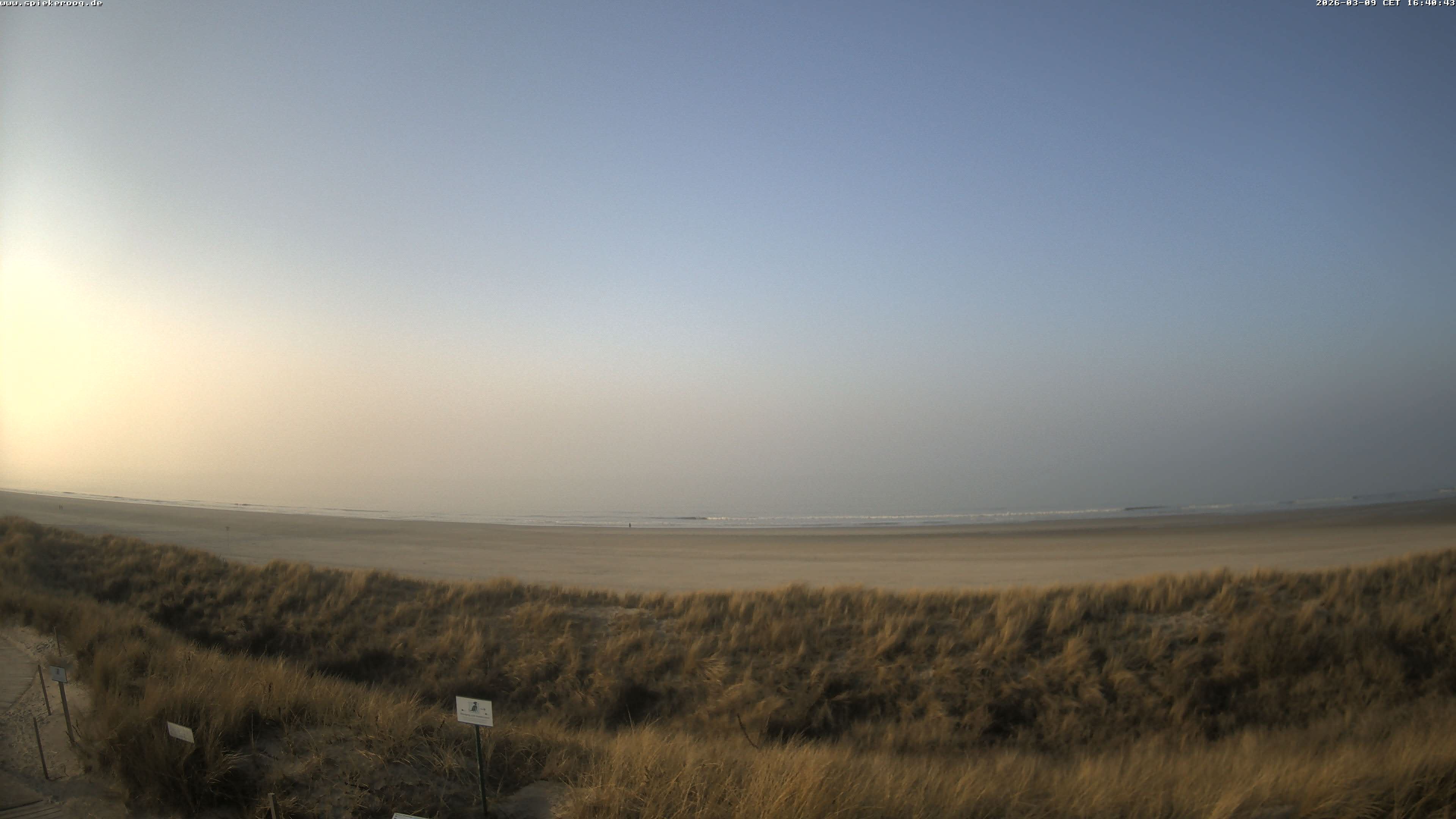 Archiv Foto Webcam Spiekeroog: Badestrand