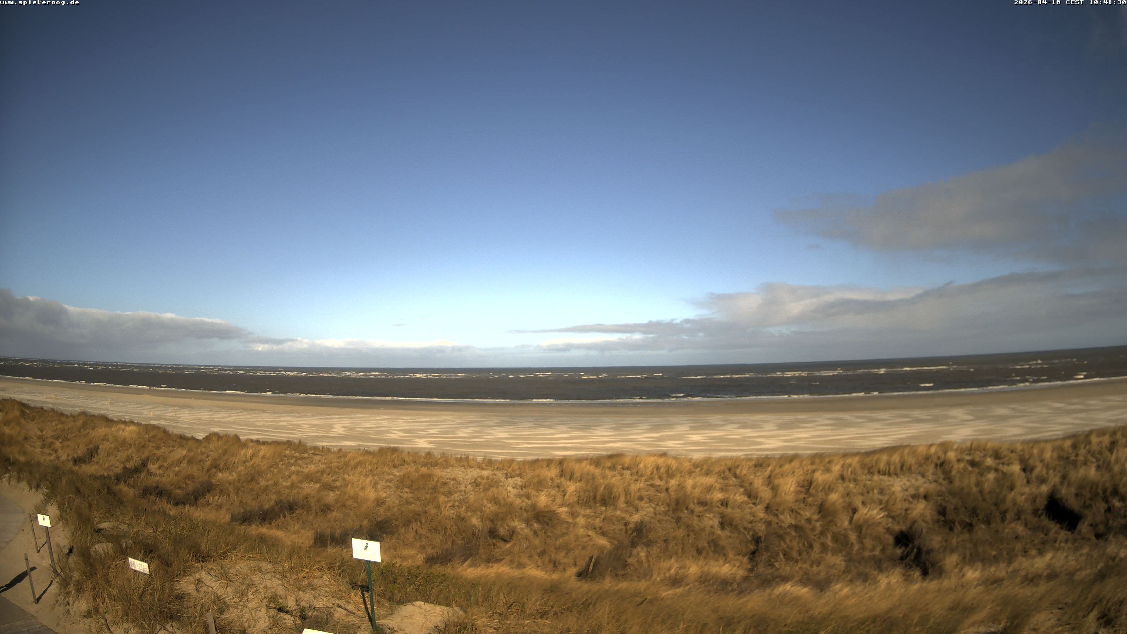 Archiv Foto Webcam Spiekeroog: Badestrand