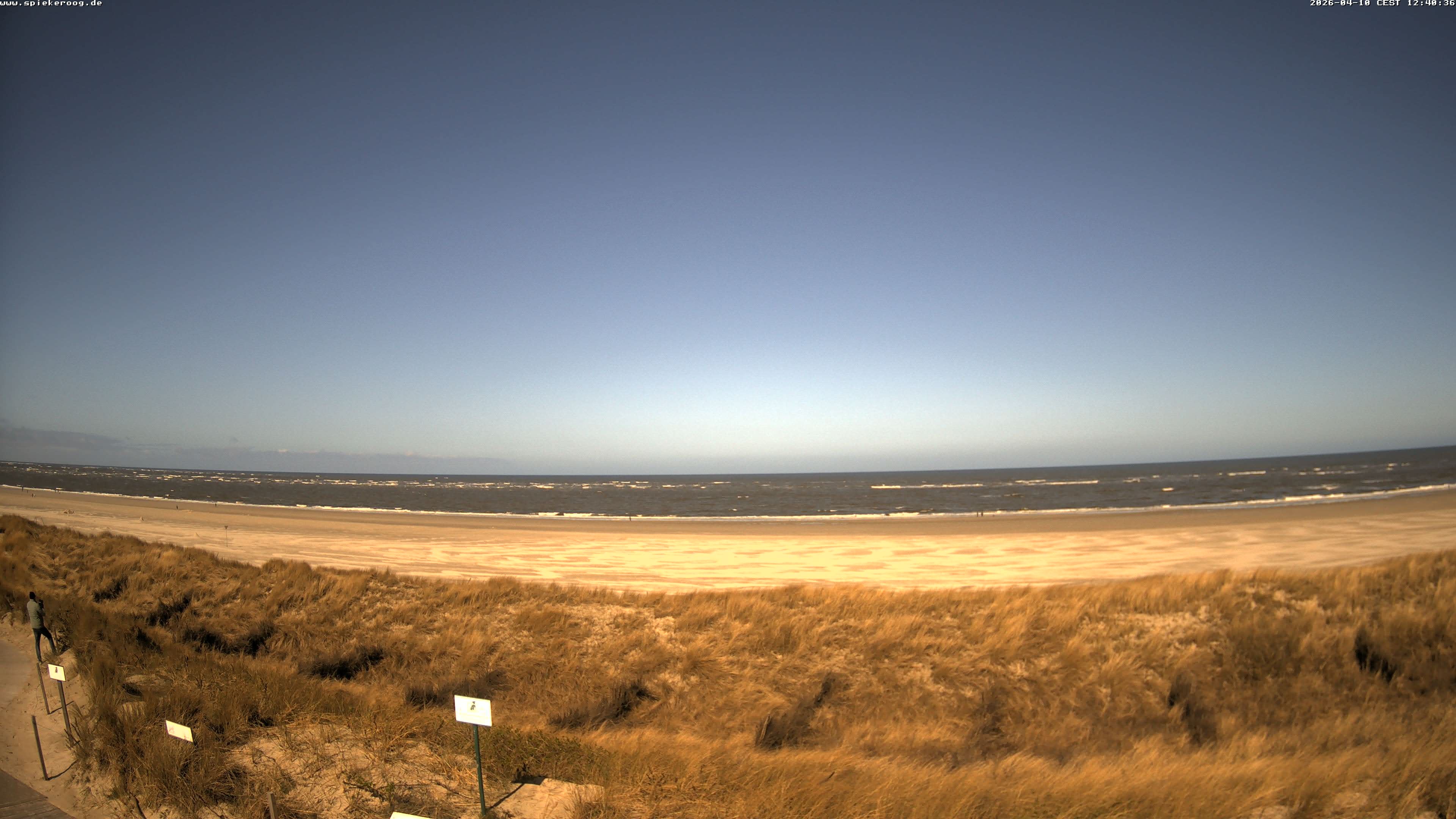 Archiv Foto Webcam Spiekeroog: Badestrand