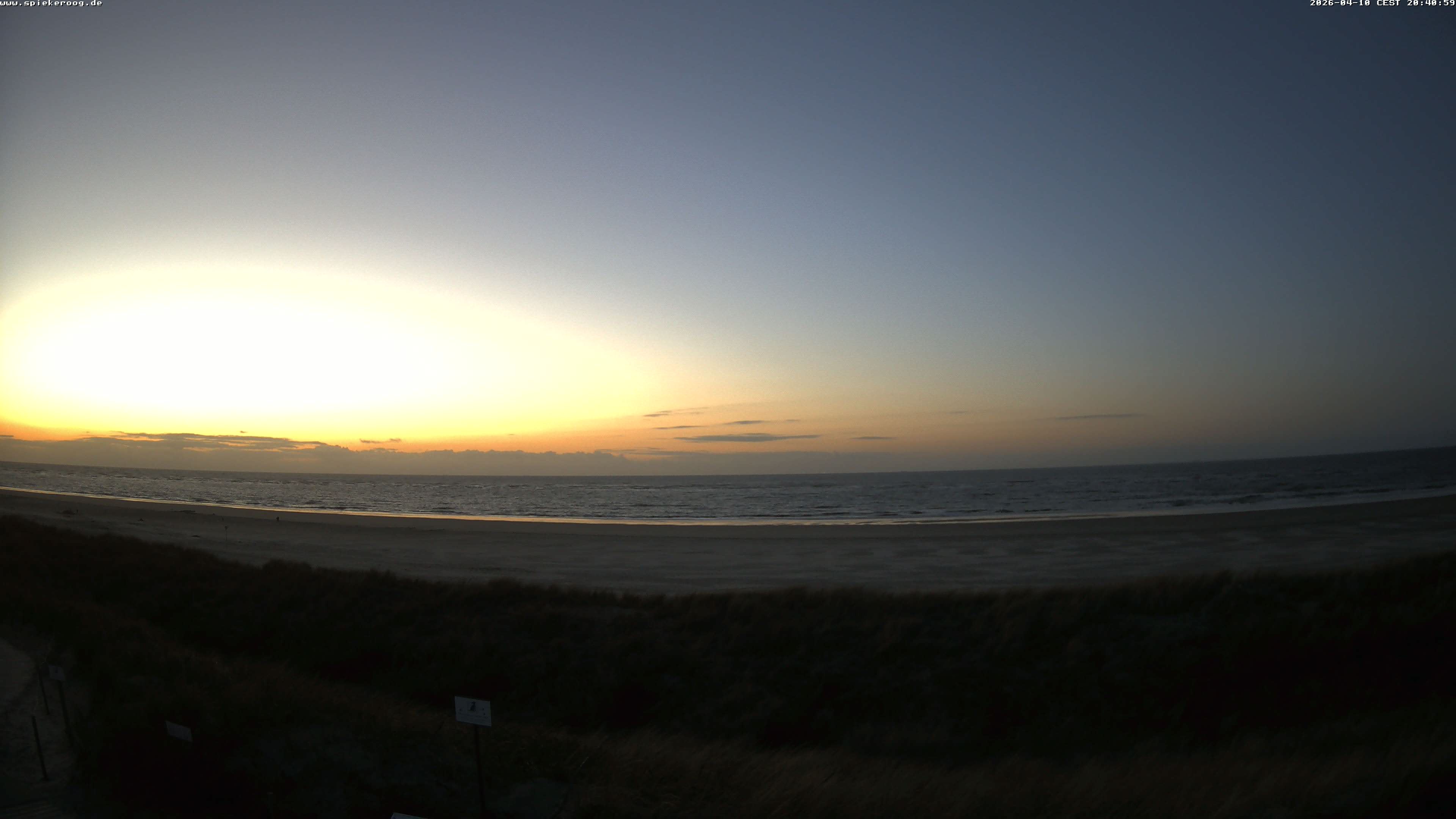 Archiv Foto Webcam Spiekeroog: Badestrand