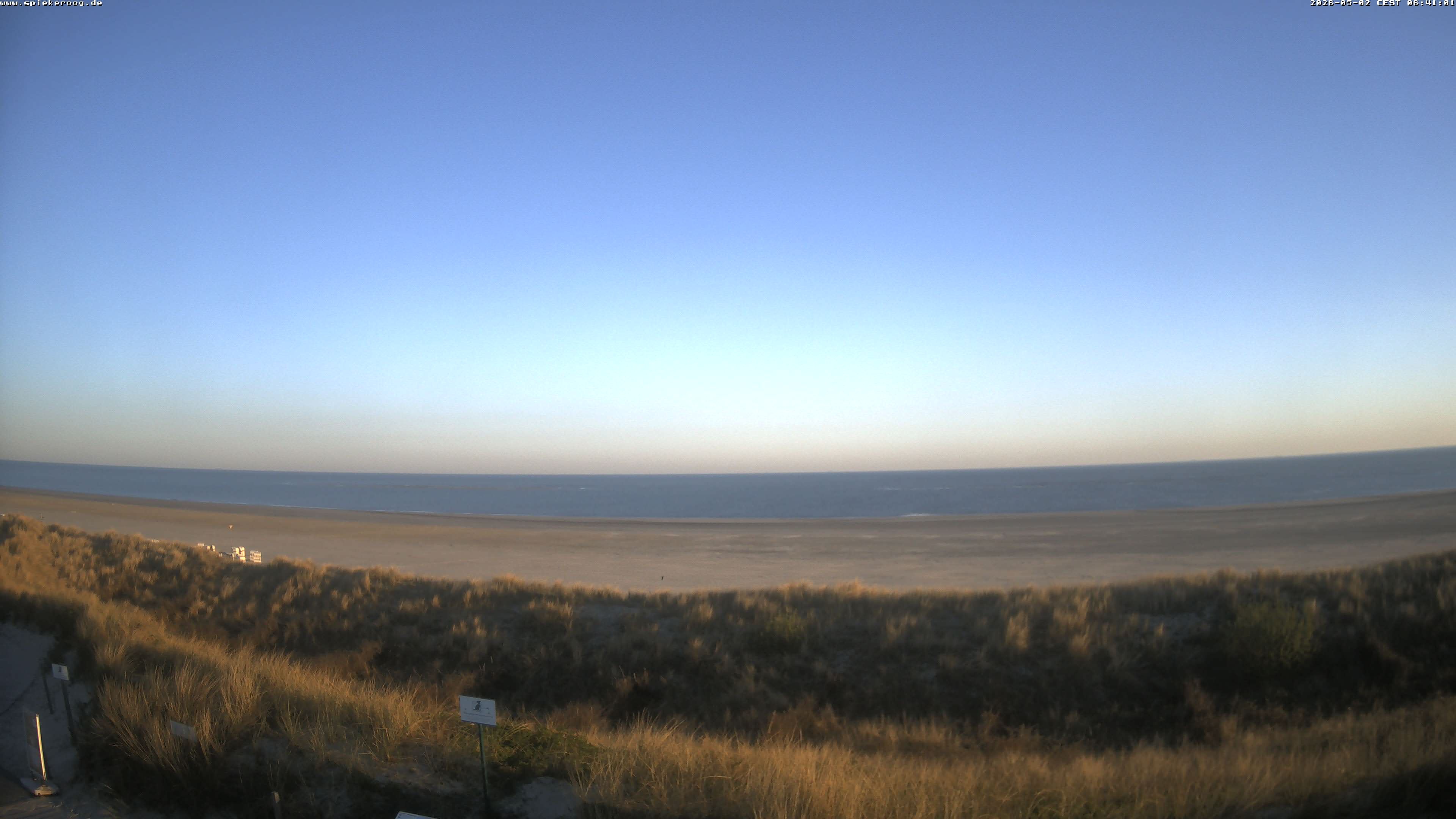 Archiv Foto Webcam Spiekeroog: Badestrand