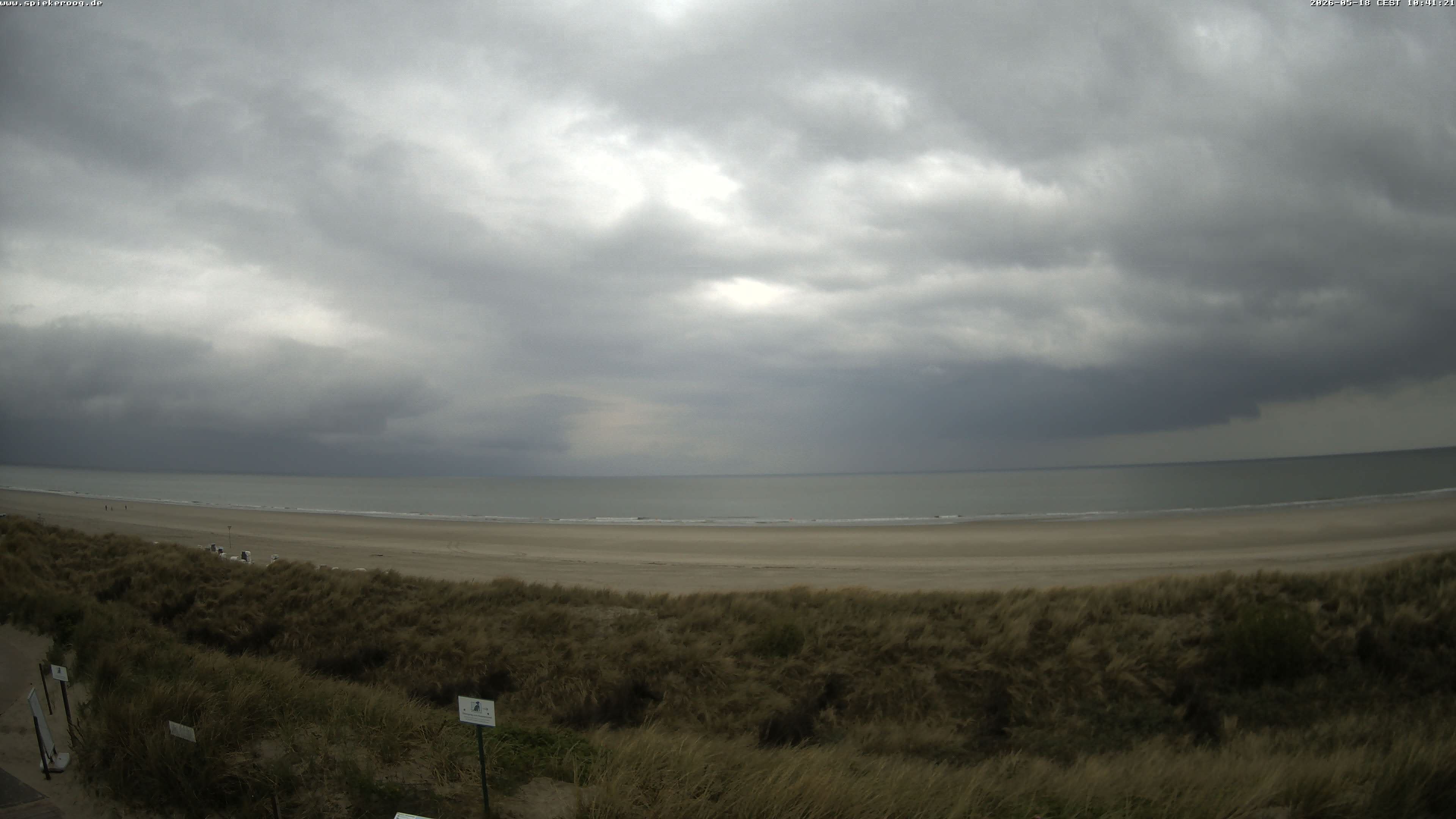Archiv Foto Webcam Spiekeroog: Badestrand