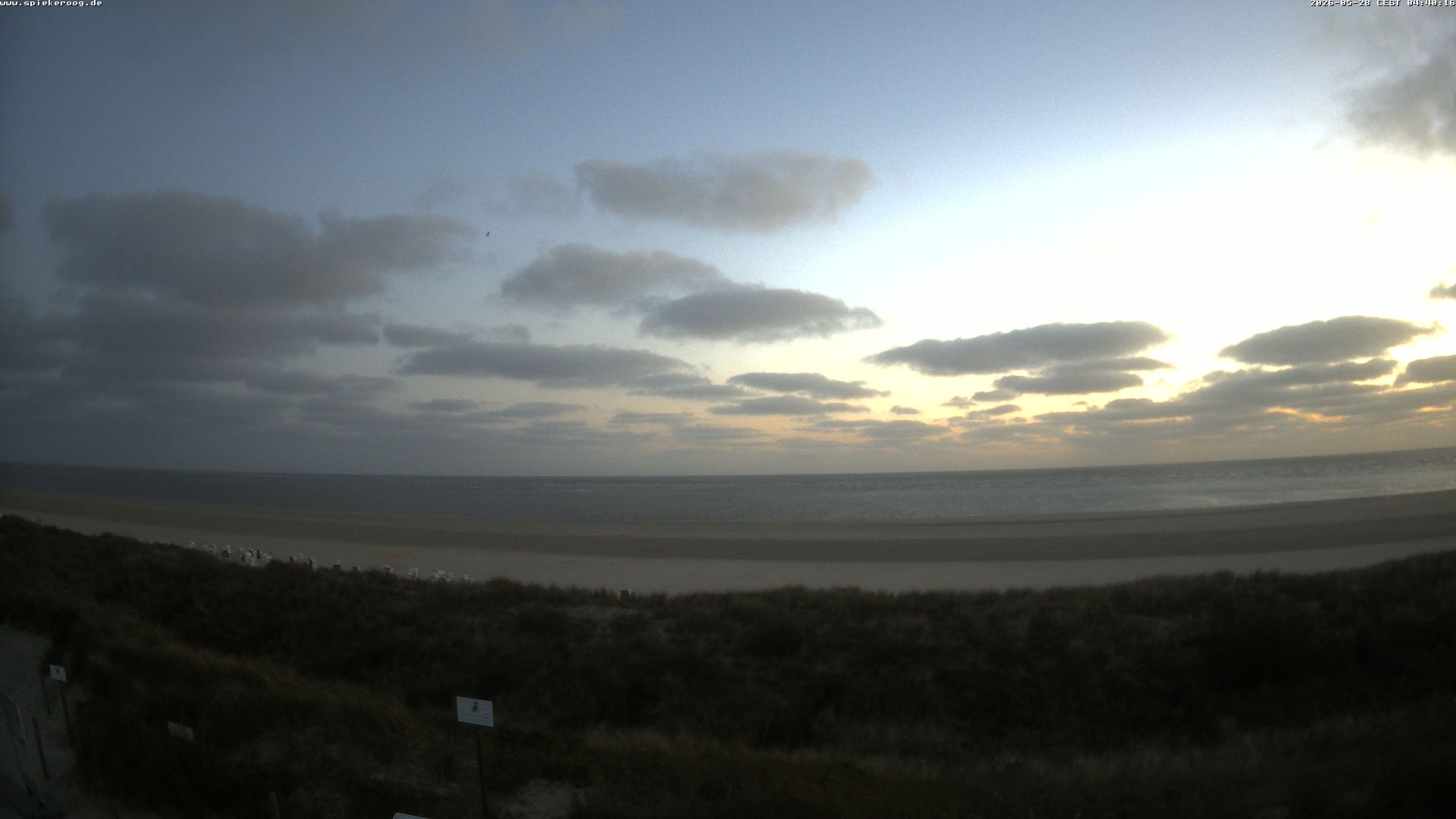 Archiv Foto Webcam Spiekeroog: Badestrand
