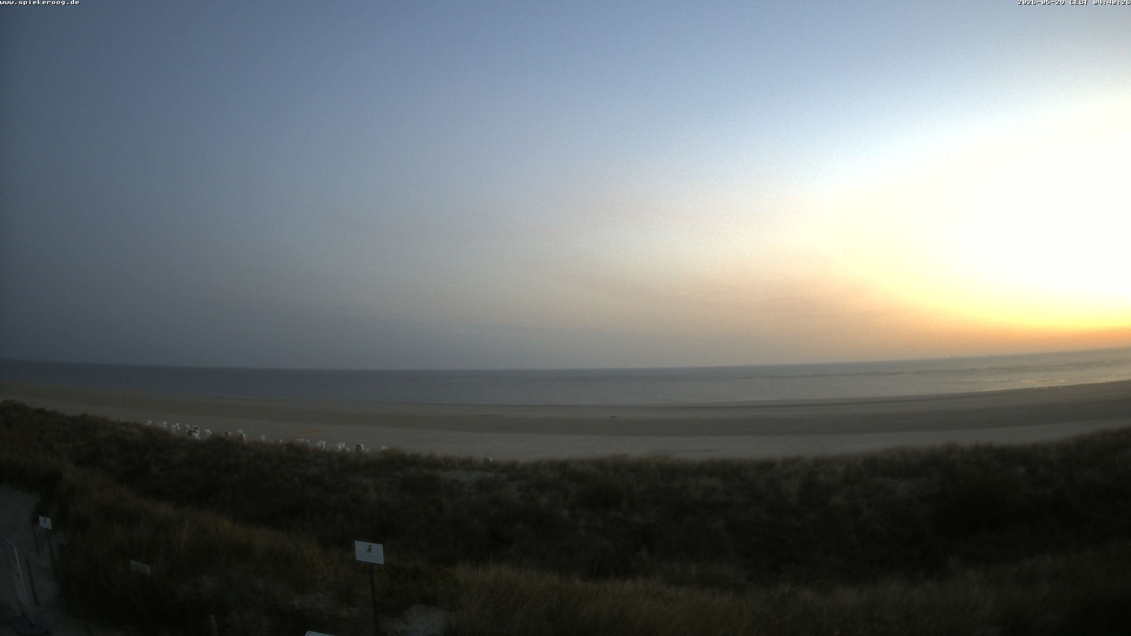 Archiv Foto Webcam Spiekeroog: Badestrand