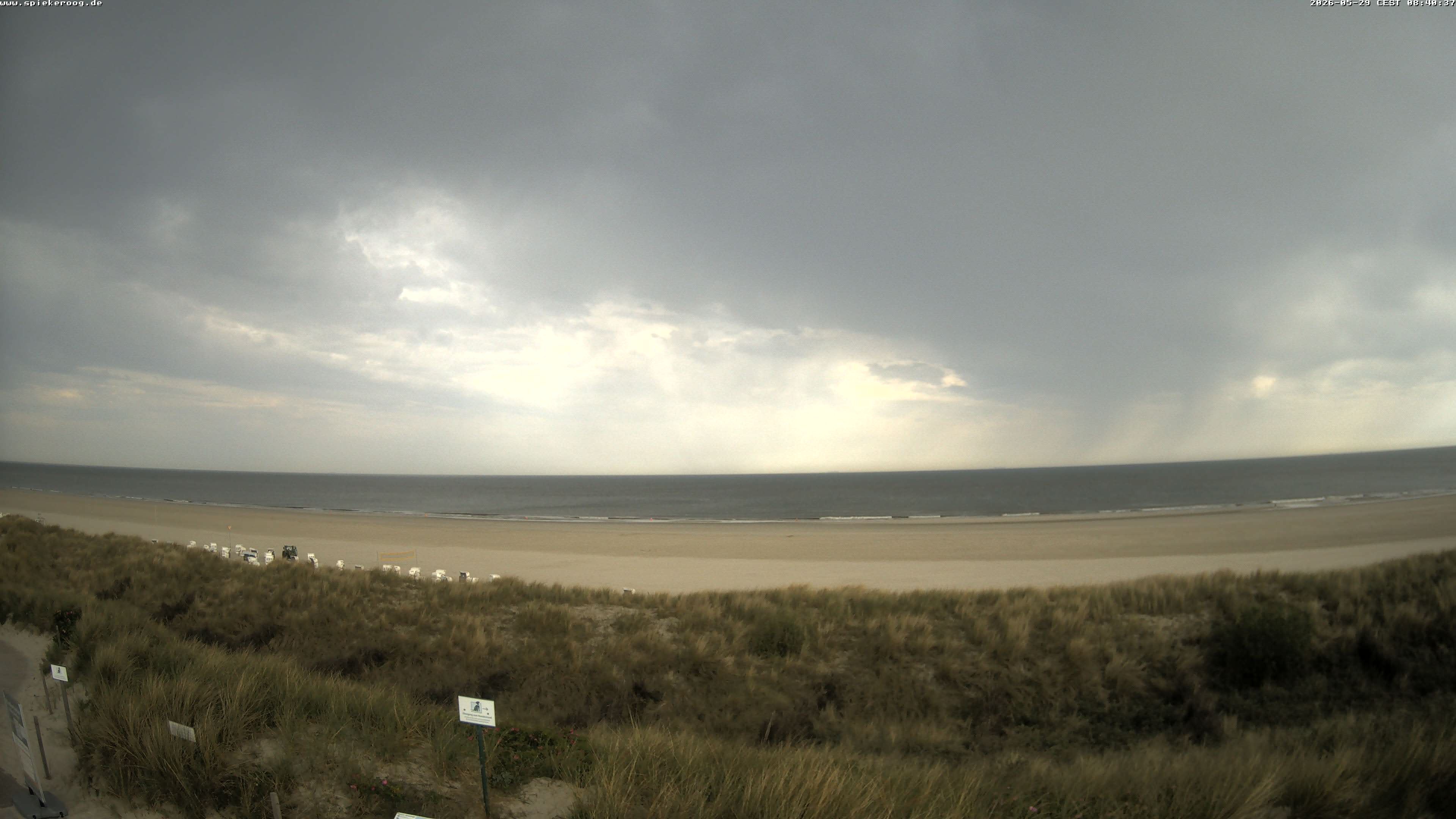 Archiv Foto Webcam Spiekeroog: Badestrand