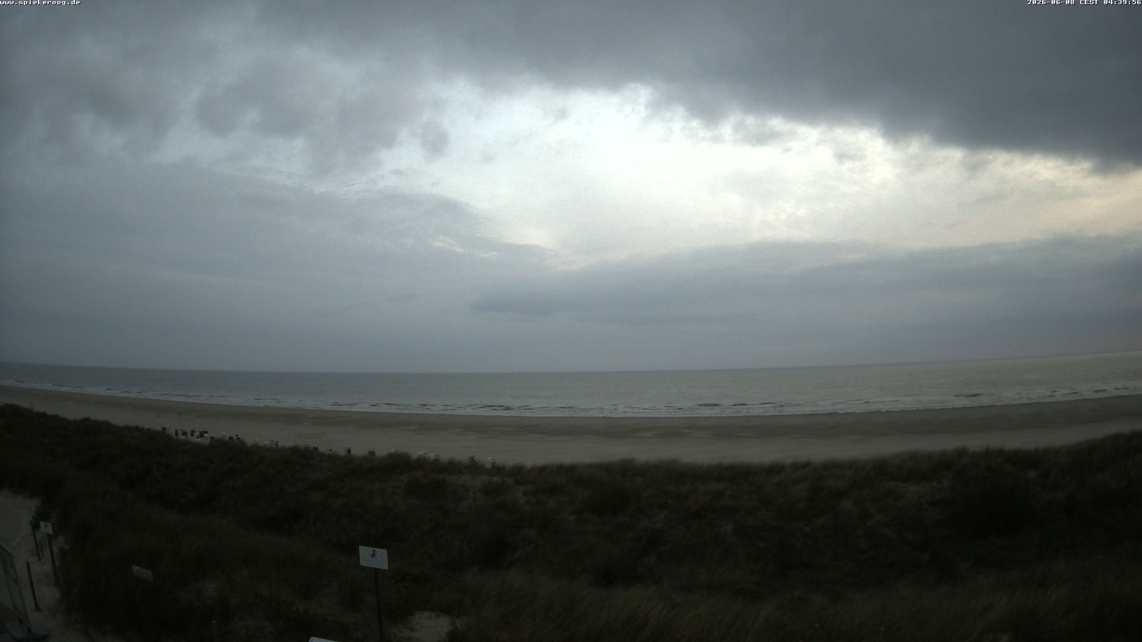 Archiv Foto Webcam Spiekeroog: Badestrand