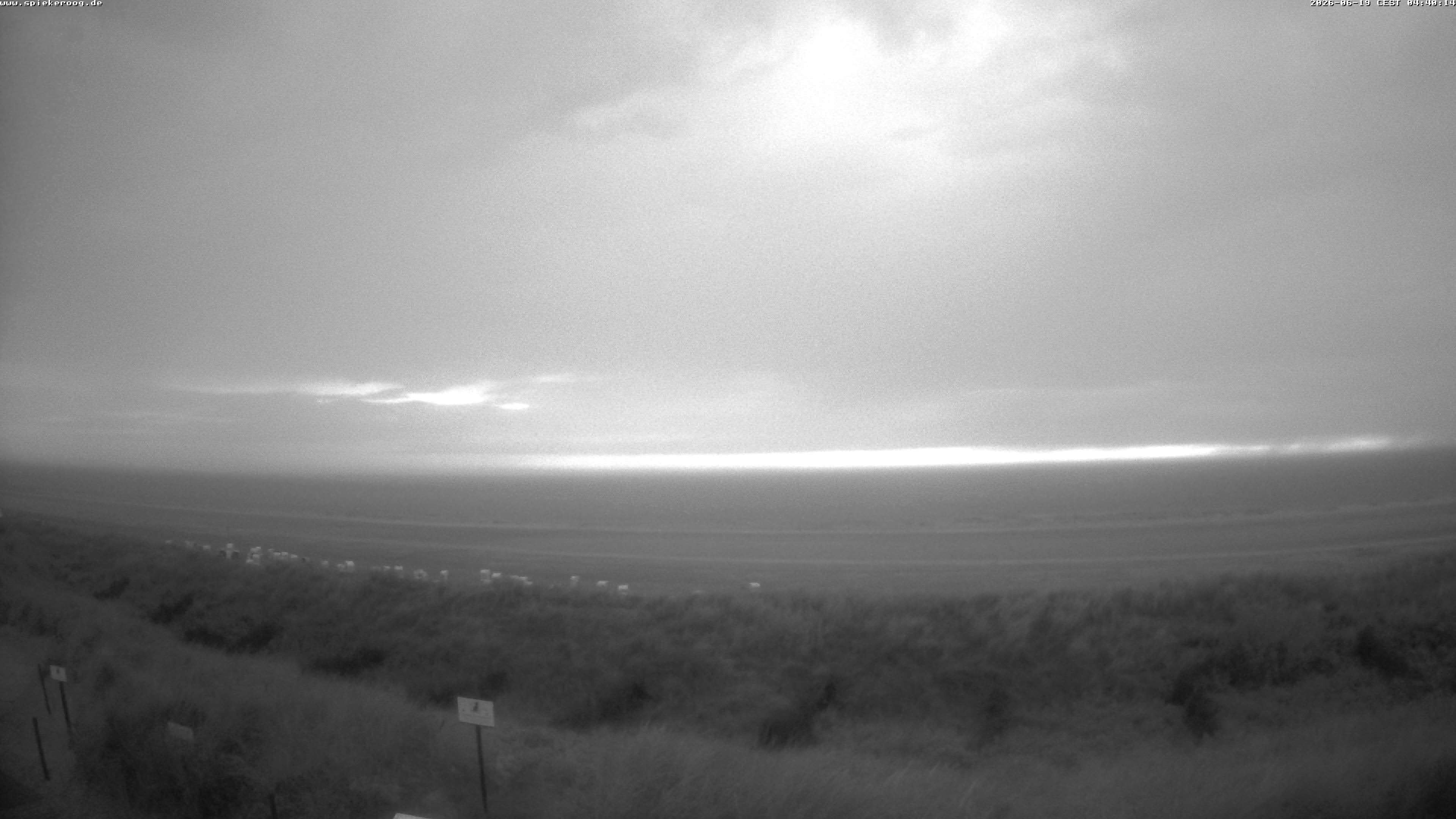 Archiv Foto Webcam Spiekeroog: Badestrand