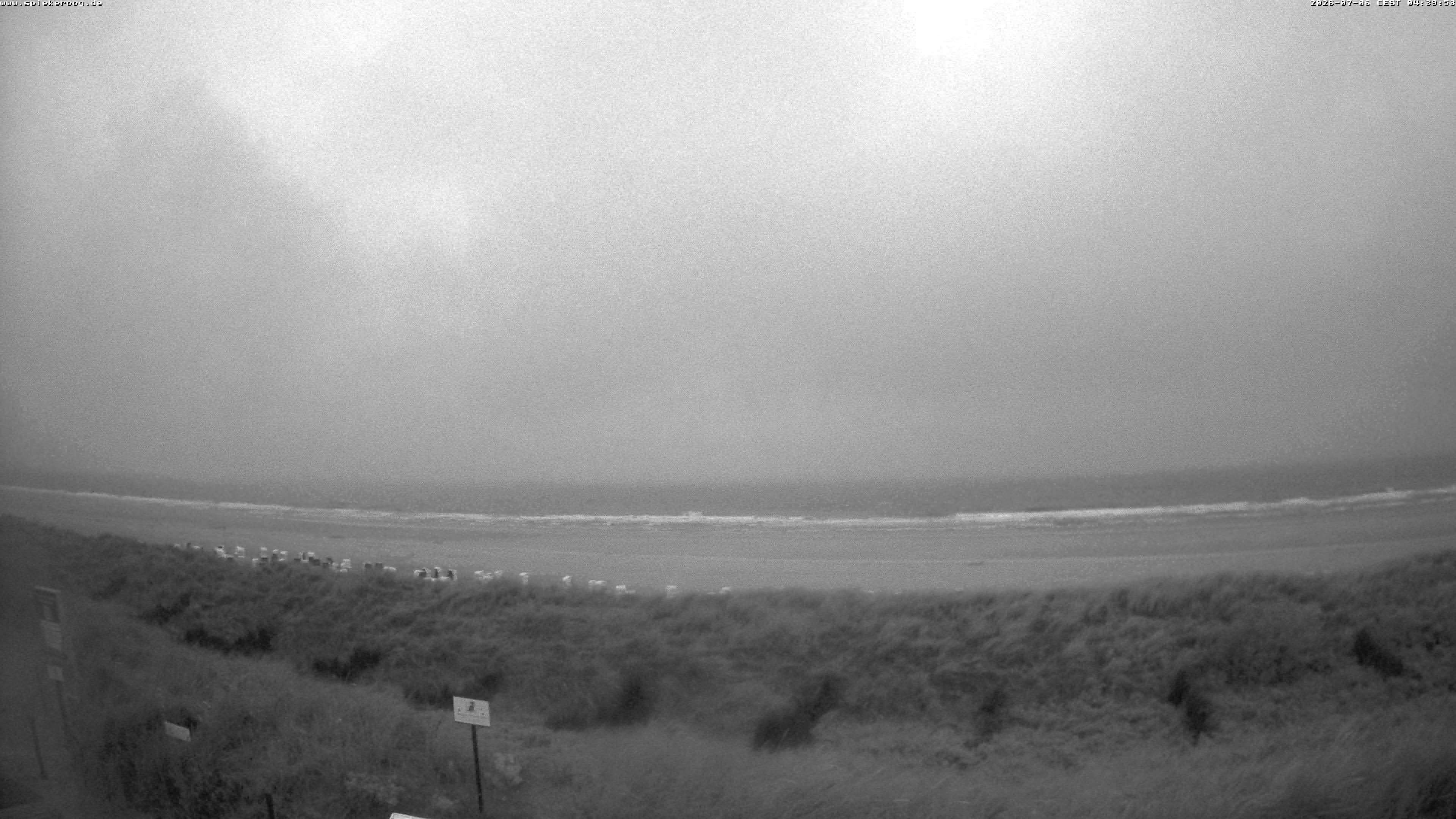 Archiv Foto Webcam Spiekeroog: Badestrand