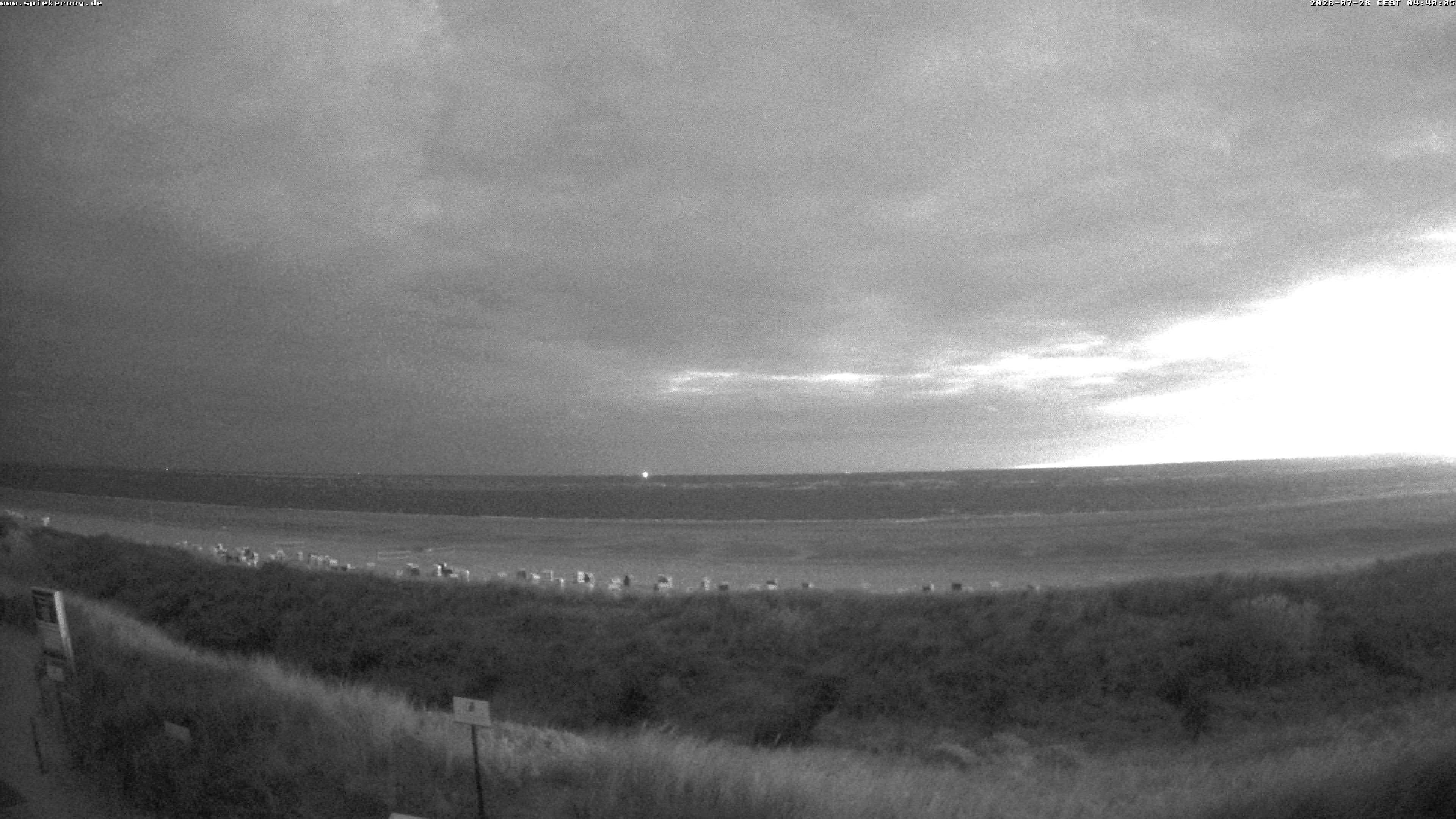 Archiv Foto Webcam Spiekeroog: Badestrand