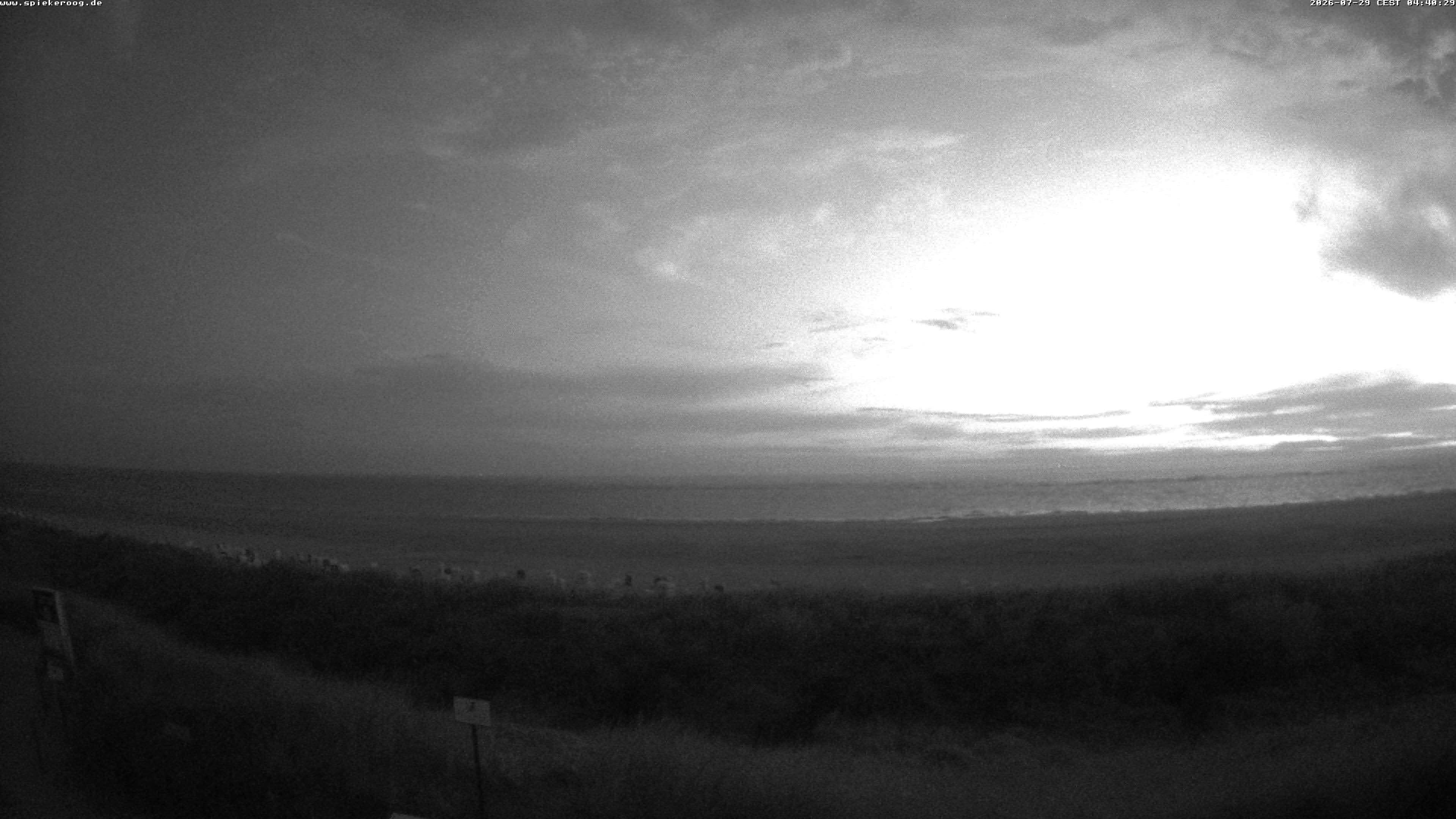 Archiv Foto Webcam Spiekeroog: Badestrand