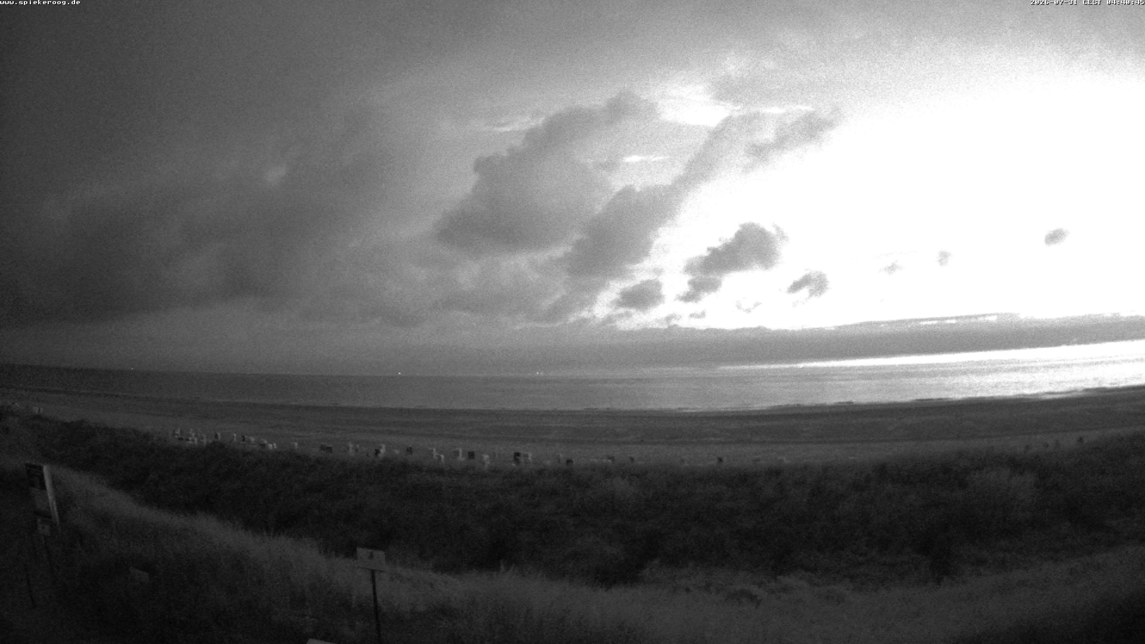 Archived image Webcam Spiekeroog Beach