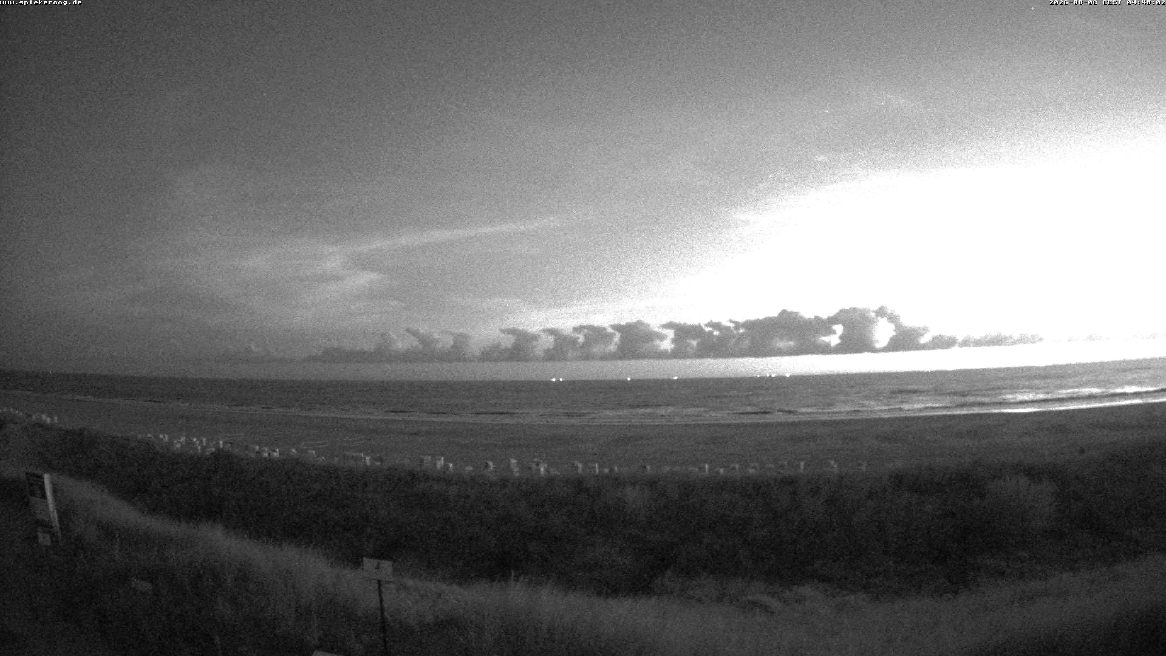 Archiv Foto Webcam Spiekeroog: Badestrand