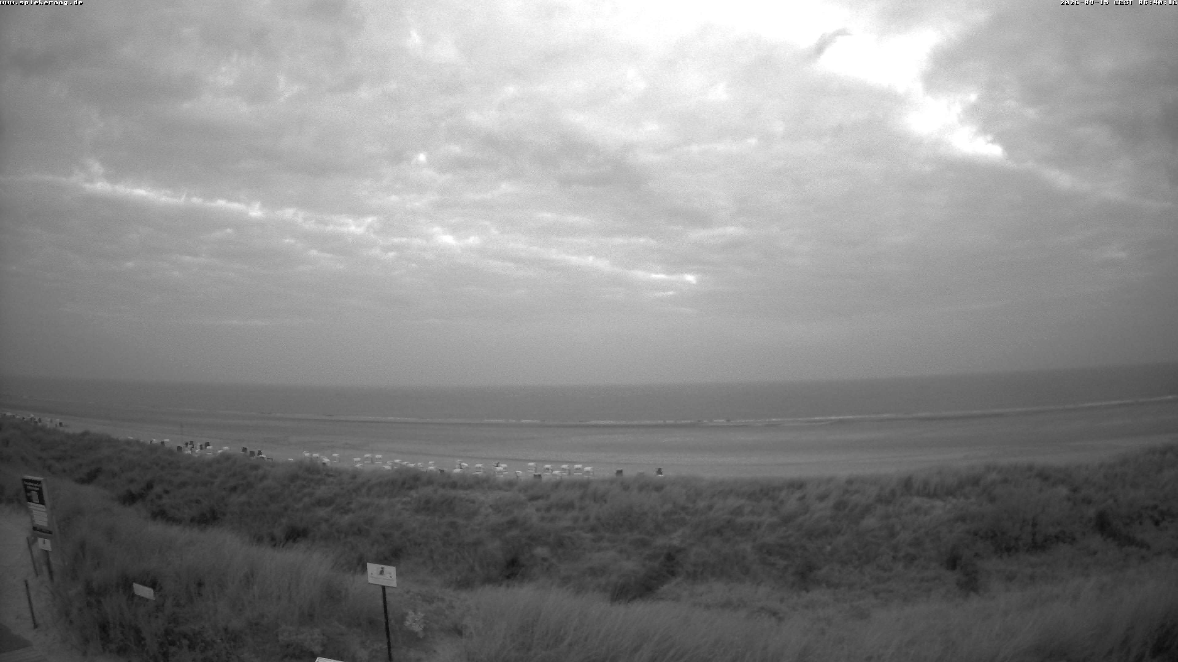Archiv Foto Webcam Spiekeroog: Badestrand