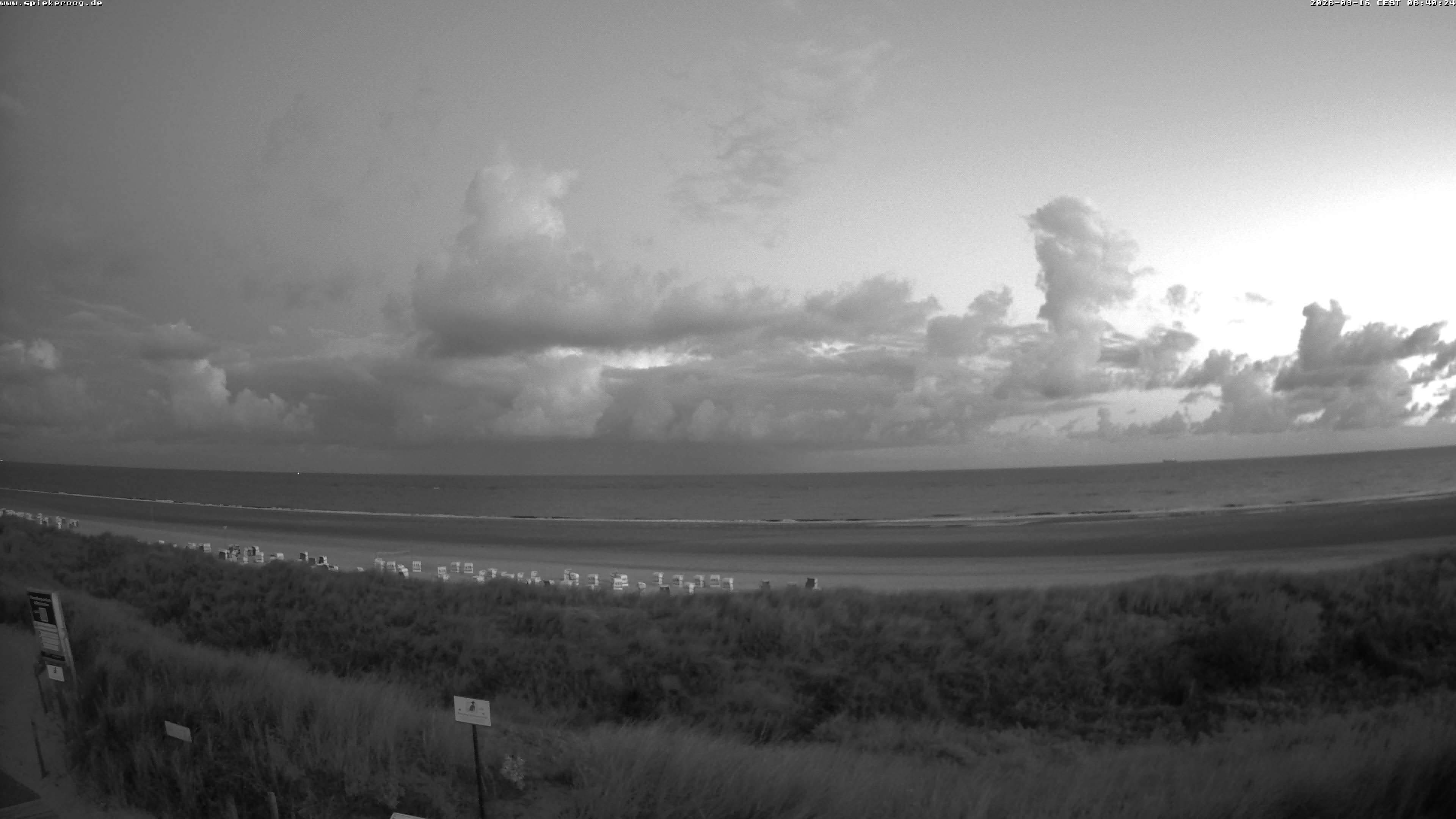 Archived image Webcam Spiekeroog Beach