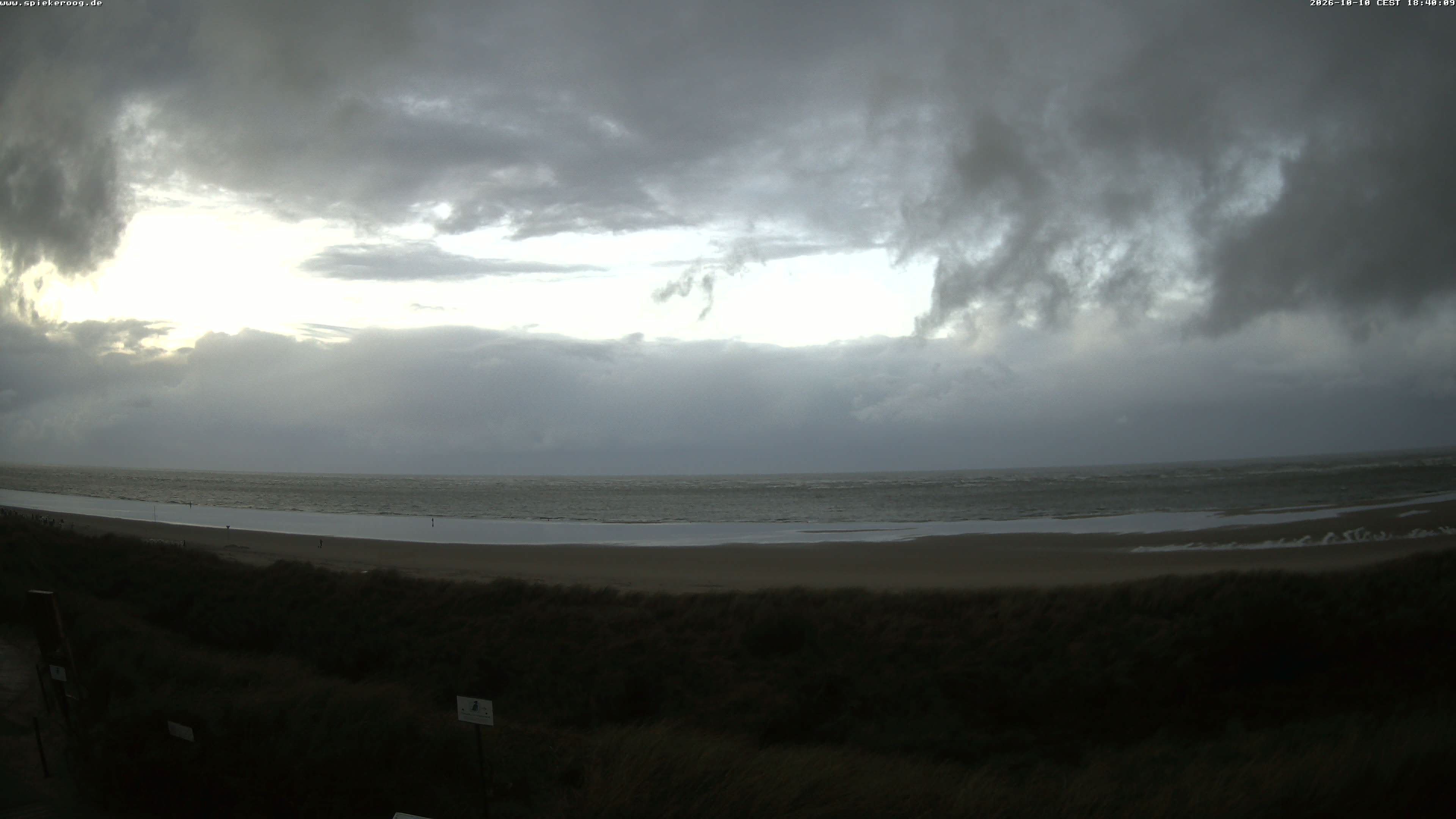 Archived image Webcam Spiekeroog Beach