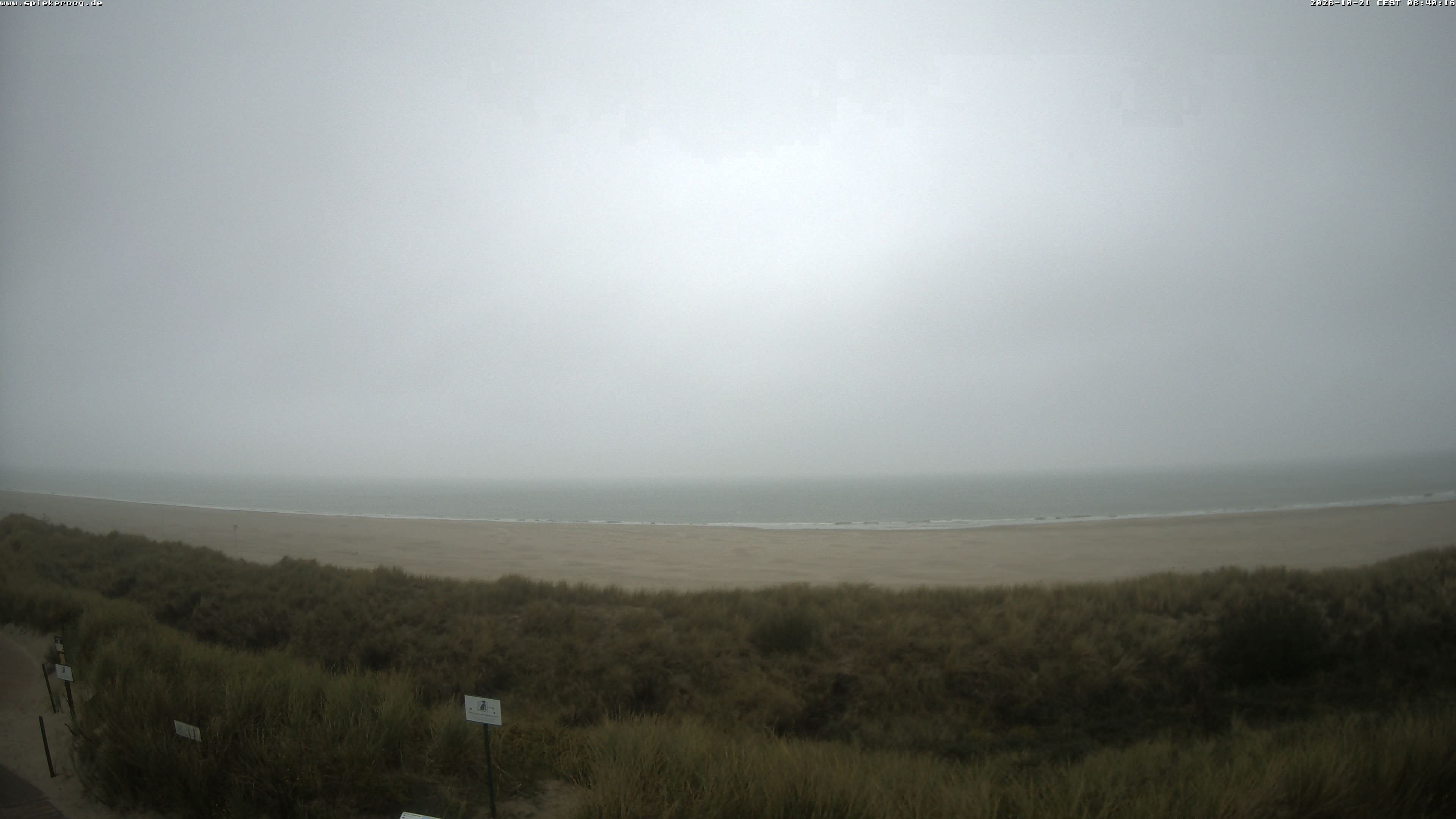 Archiv Foto Webcam Spiekeroog: Badestrand
