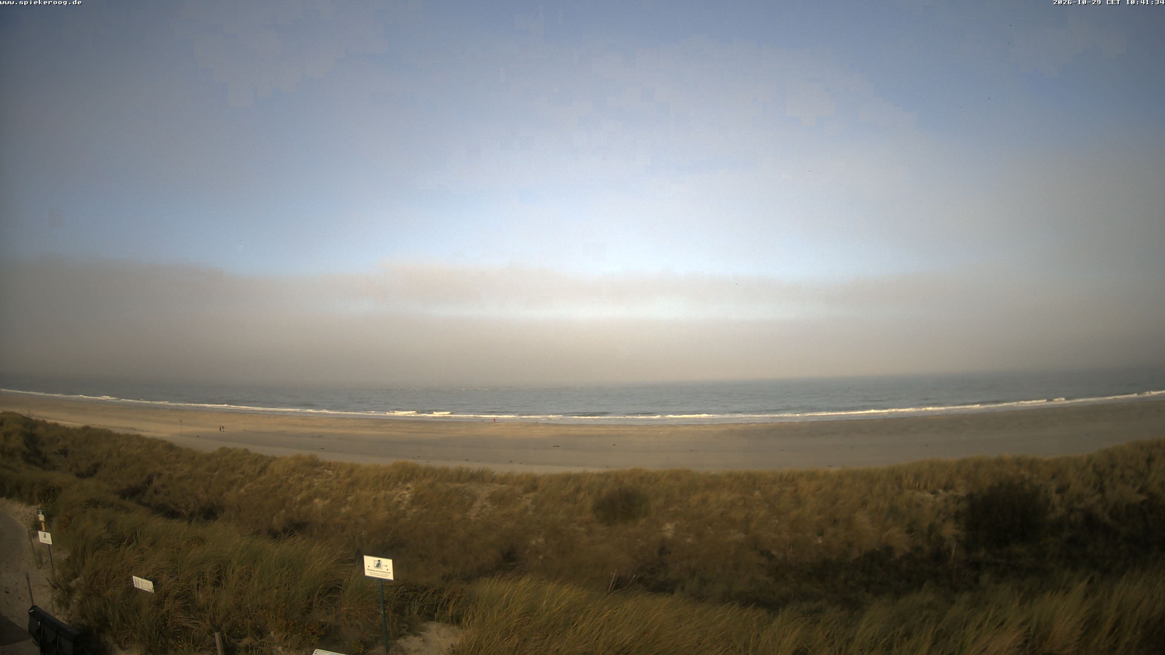 Archiv Foto Webcam Spiekeroog: Badestrand