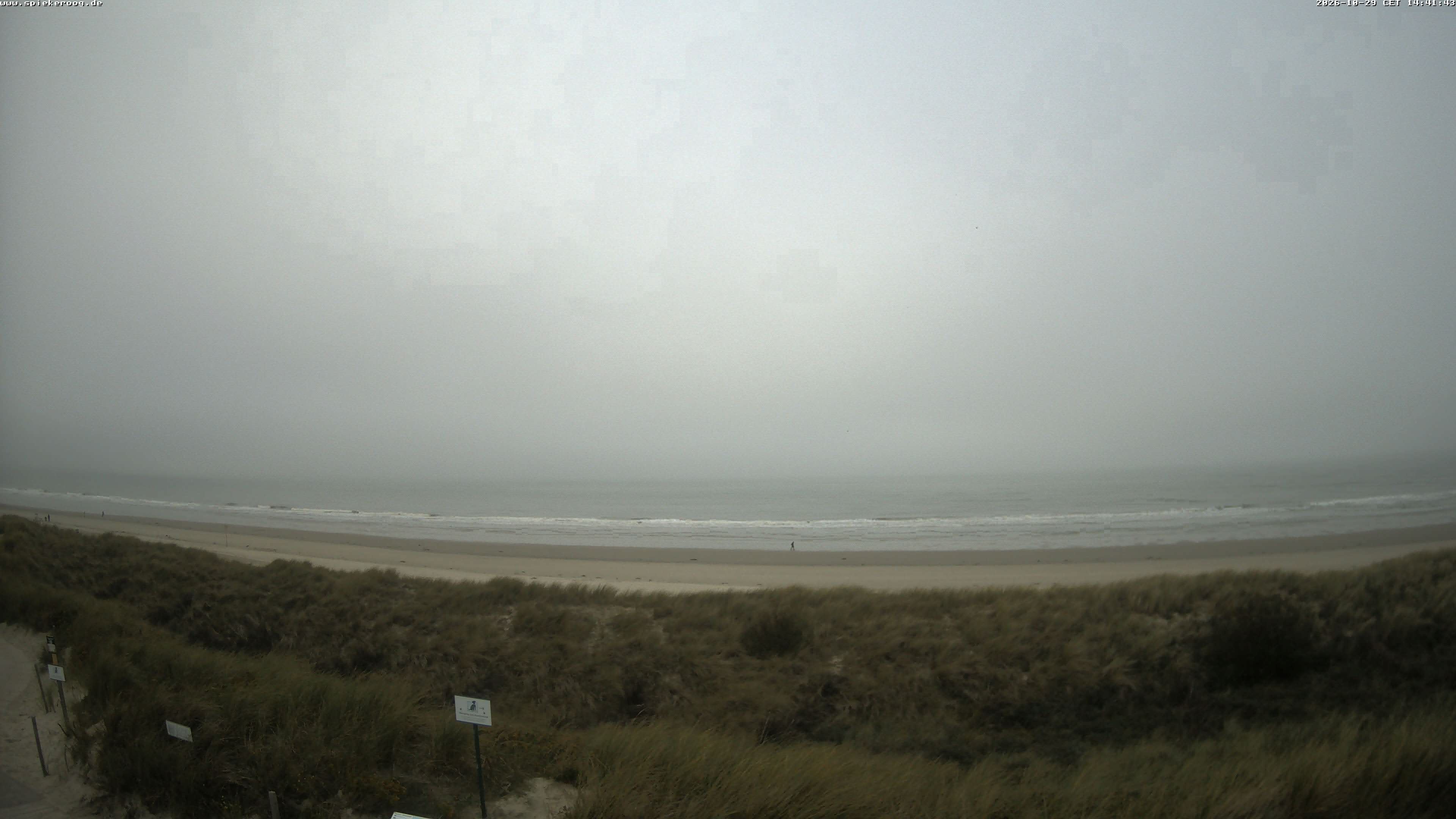 Archiv Foto Webcam Spiekeroog: Badestrand