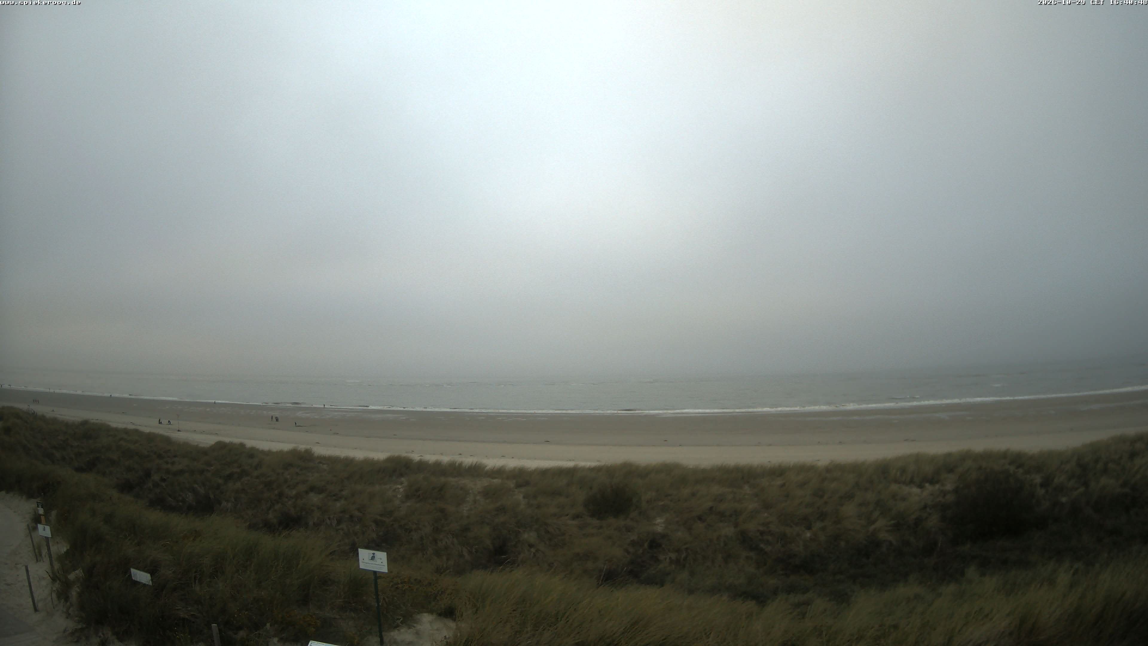 Archiv Foto Webcam Spiekeroog: Badestrand