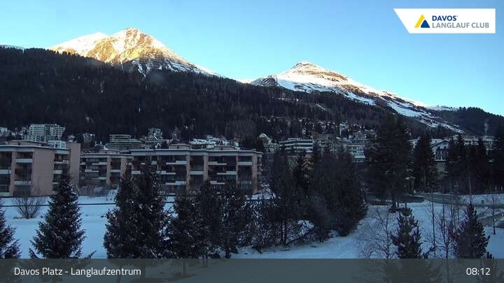 Archiv Foto Webcam Davos: Golfplatz