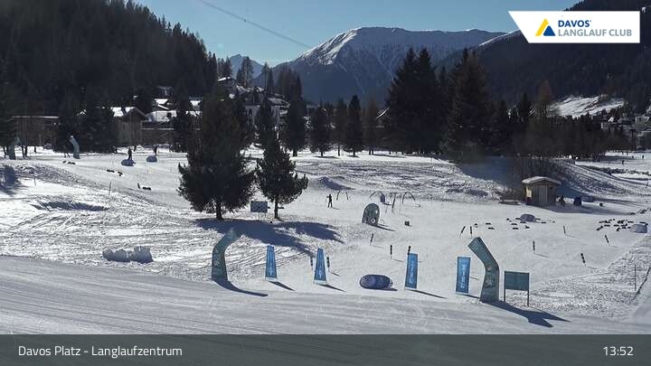 Archiv Foto Webcam Davos: Golfplatz