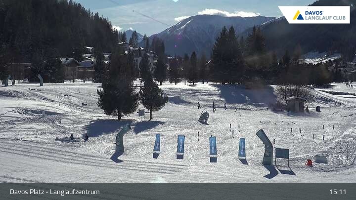 Archived image Webcam Davos: Golf Course