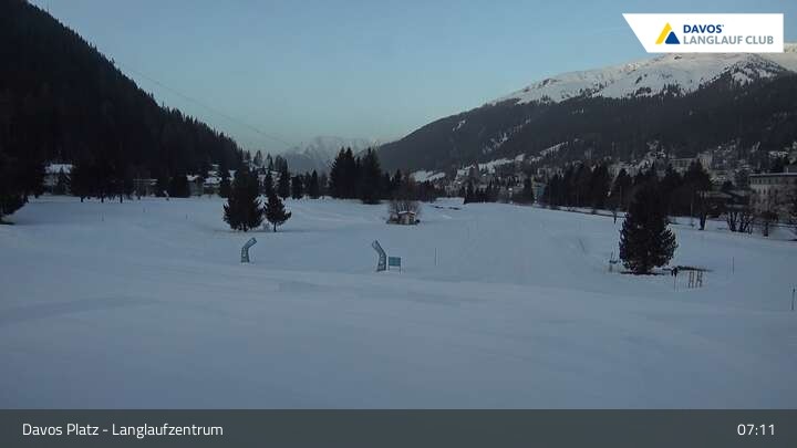 Archiv Foto Webcam Davos: Golfplatz