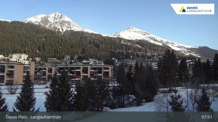 Archiv Foto Webcam Davos: Golfplatz