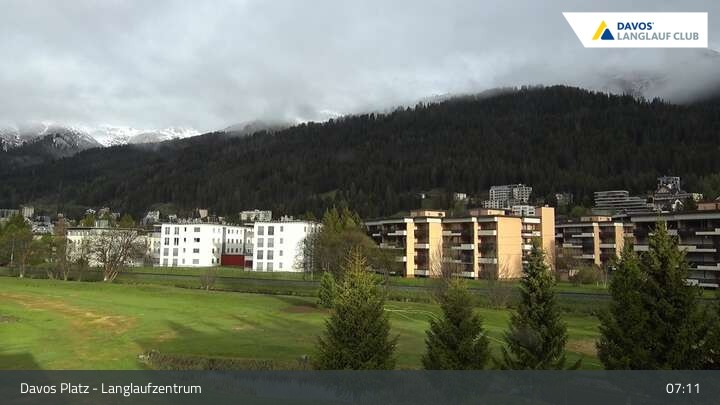 Archived image Webcam Davos: Golf Course