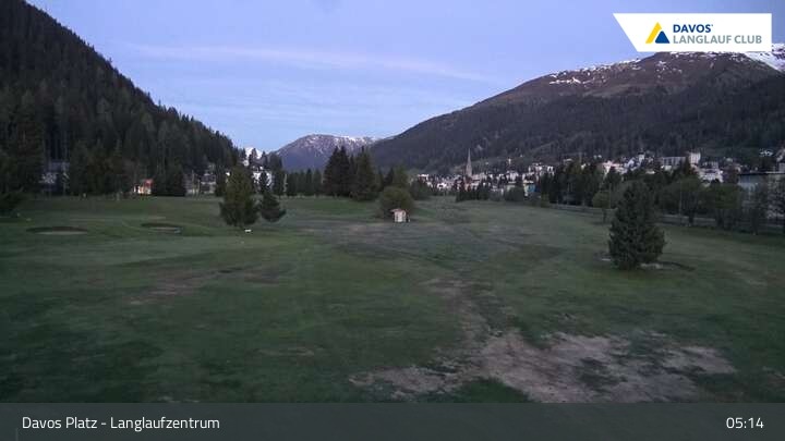 Archiv Foto Webcam Davos: Golfplatz
