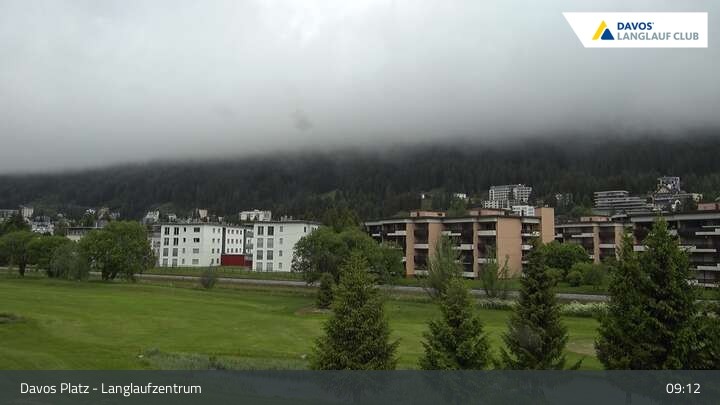 Archived image Webcam Davos: Golf Course